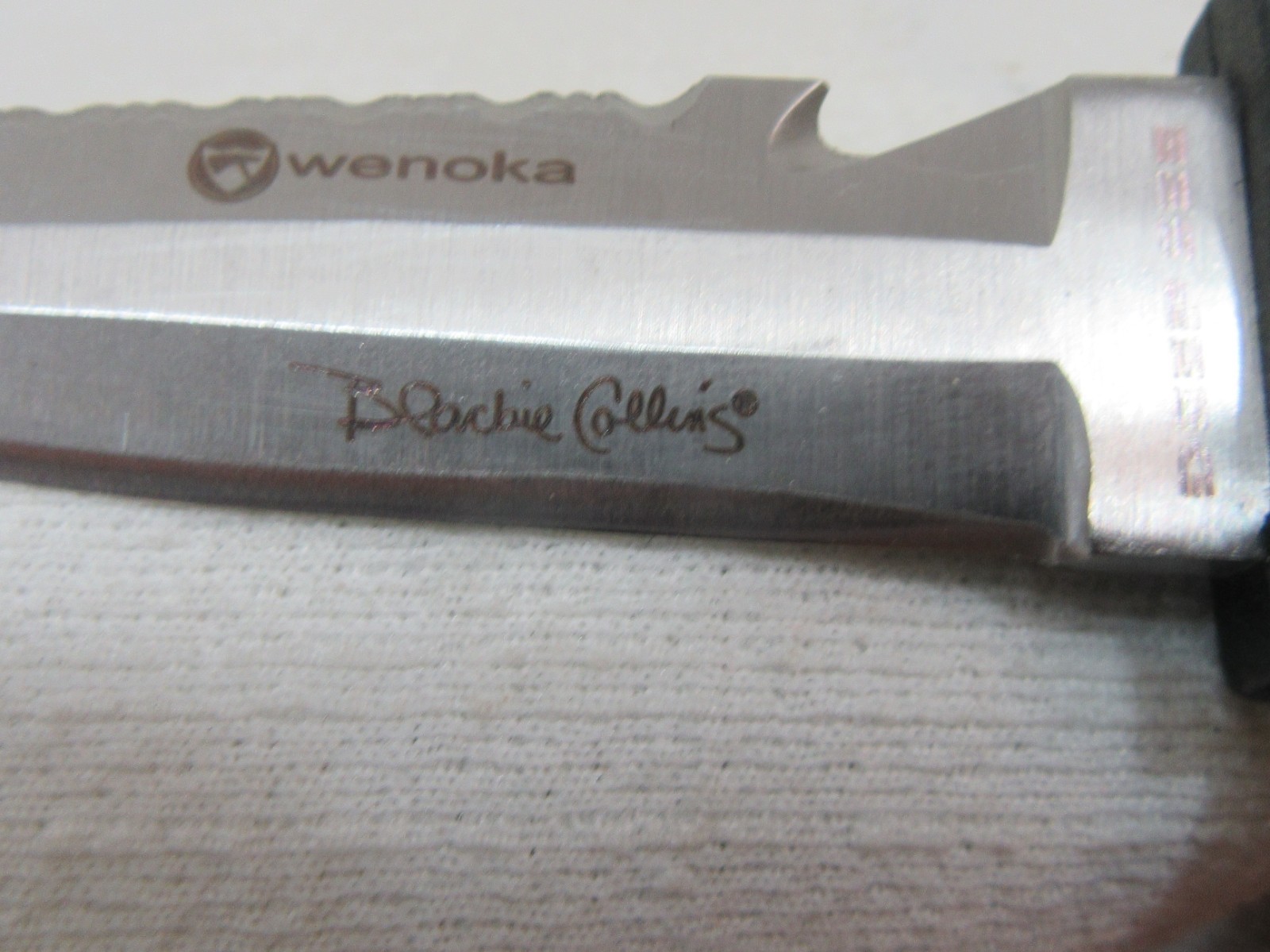 Yellow Dive Knife Wenoka TITANIUM Blackie Collins DEEP SEE