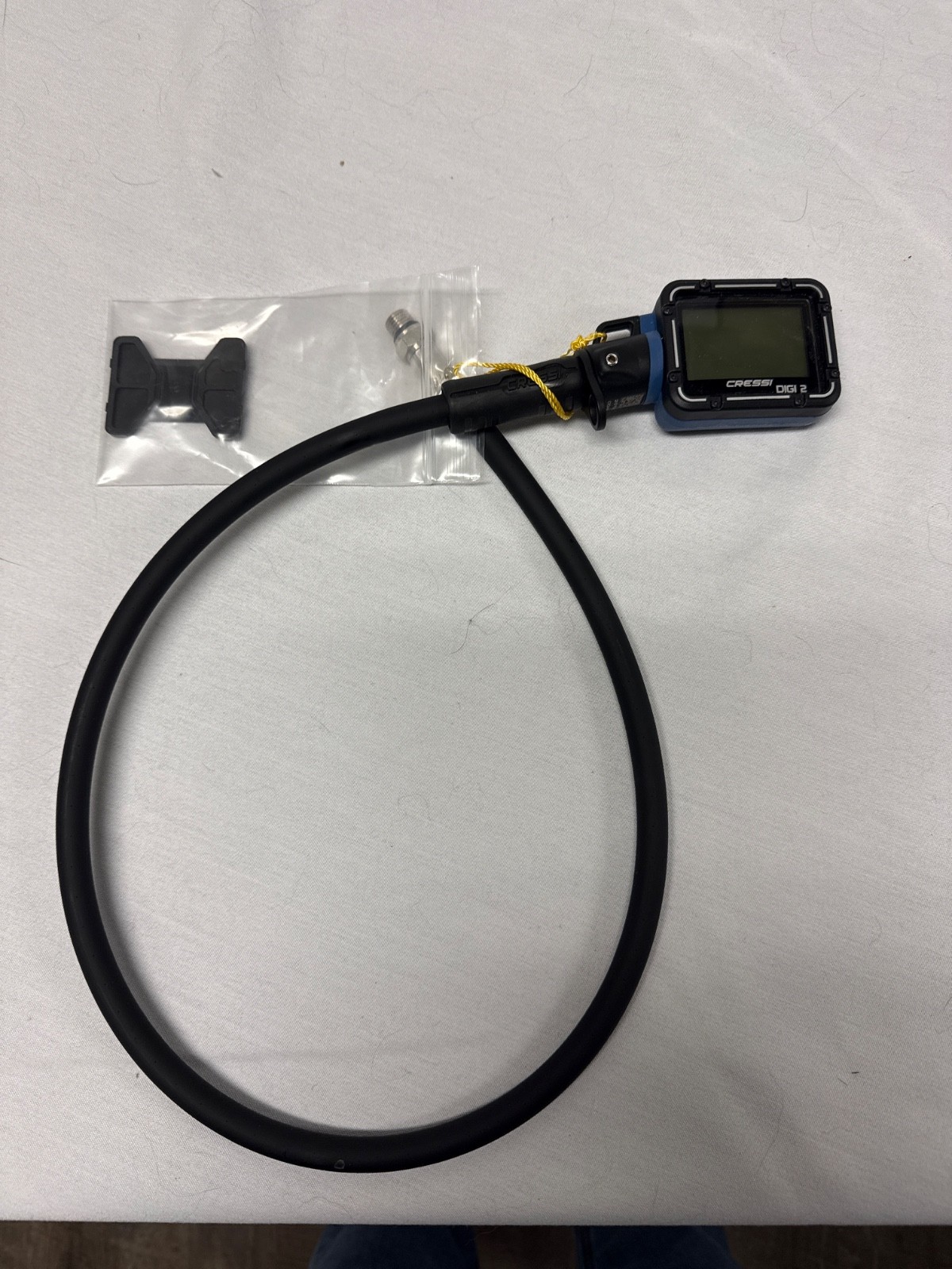 Cressi Digi 2 Digital Console Pressure and Depth Gauge, Blue 0396