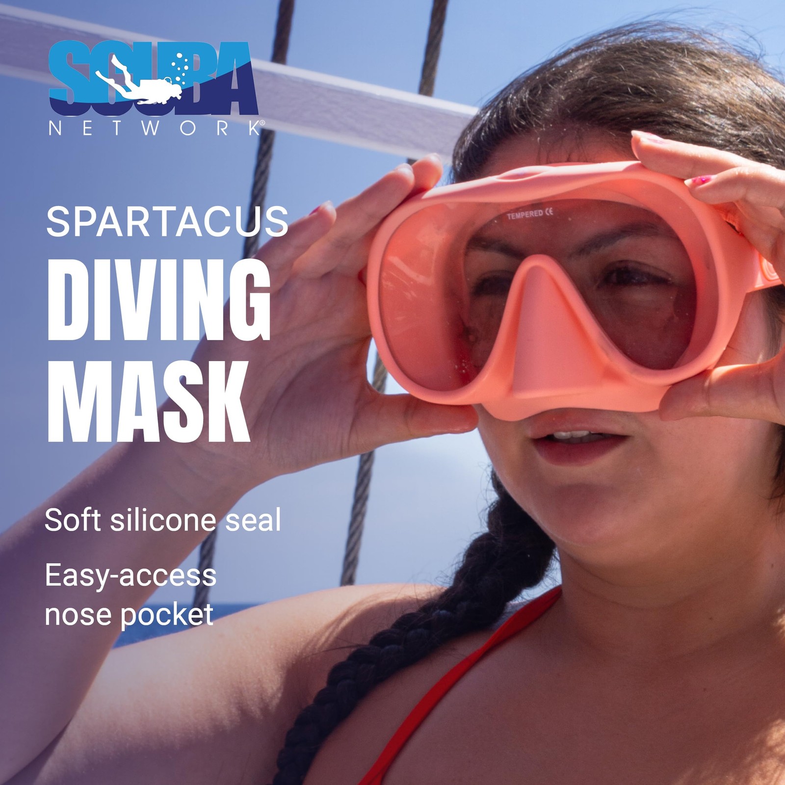 Spartacus Frameless Dive , Ultra-Clear Low-Iron Glass, Wide View, Low Volume,…