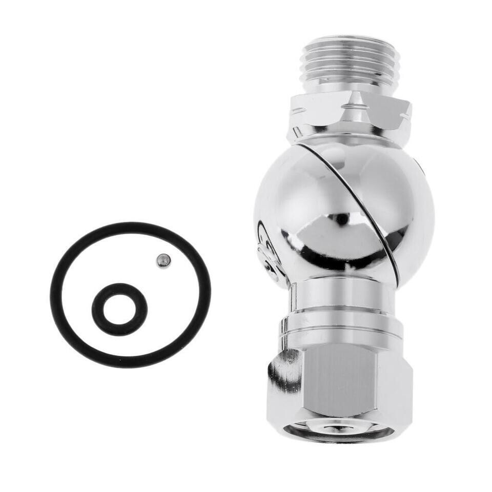Scuba Diving 360 Degree Ball Swivel Adapter Second 2nd Stage Regulator Hose