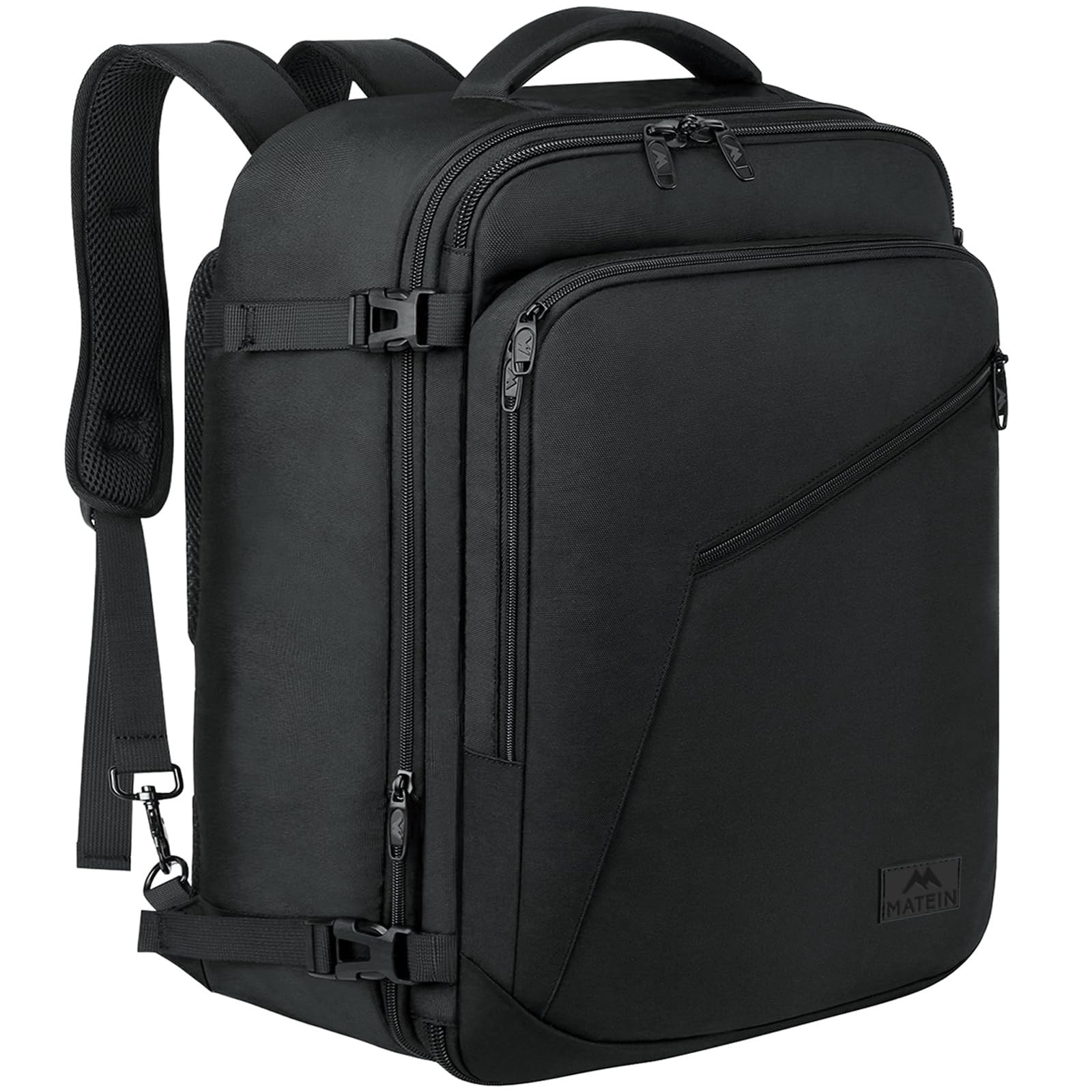 MATEIN 45L Travel Backpack, Large Carry on Backpack for Men XX-Large, Black