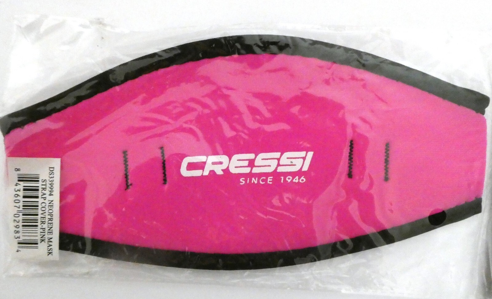 2 Pack Cressi Pink Neoprene Mask Strap Cover Comfortable Covers for Diving Mask