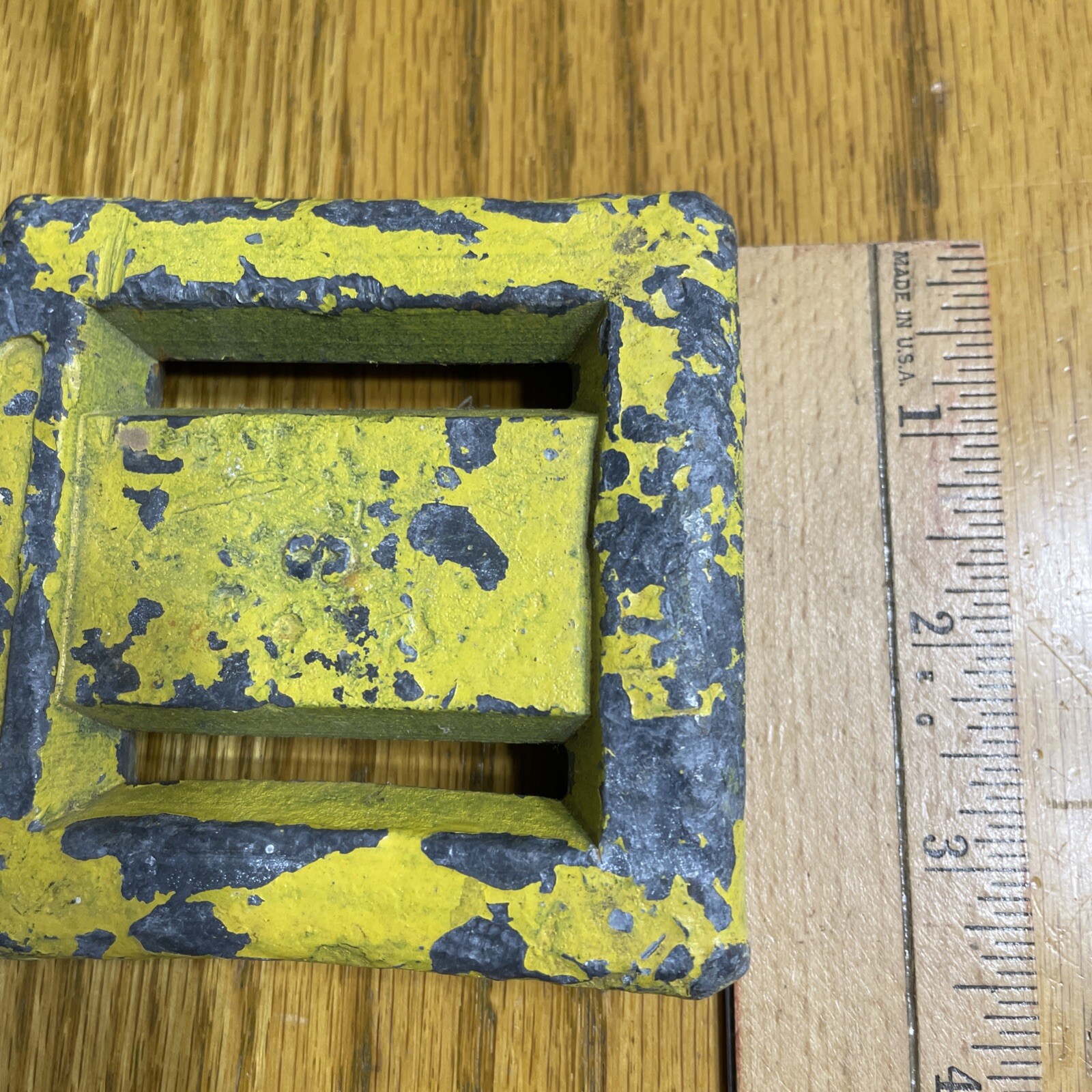 Antique 3 lb Lead Scuba Diving Weight (Actual weight 3.12 lb)