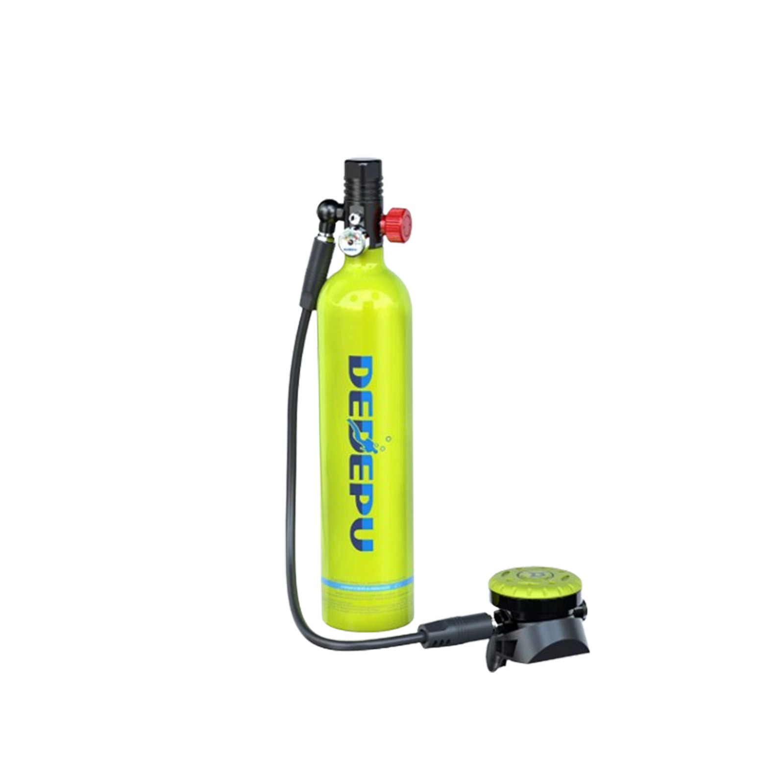 DEDEPU Scuba Diving Kit Full Face Snorkel Mask 1L Air Oxygen Tank Underwater US