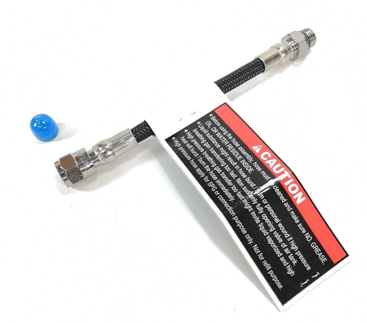 Braided Scuba Dive 6″ 15cm High Pressure HP Hose Mares Tank Module Transmitter