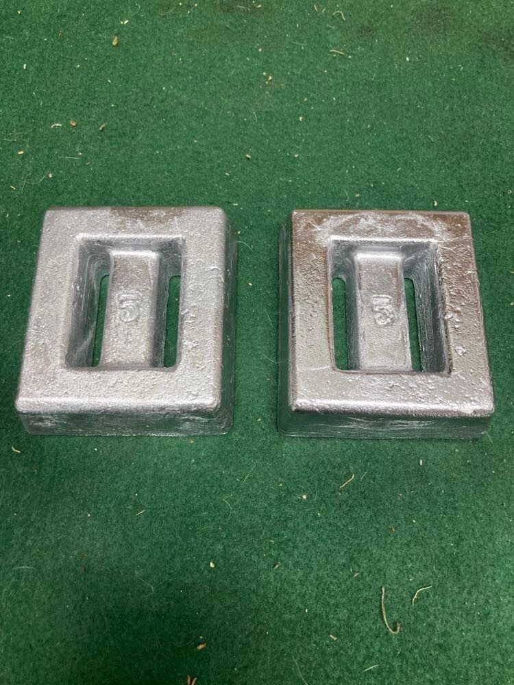 Two 5 lb Lead SCUBA or Snorkeling Dive Weights