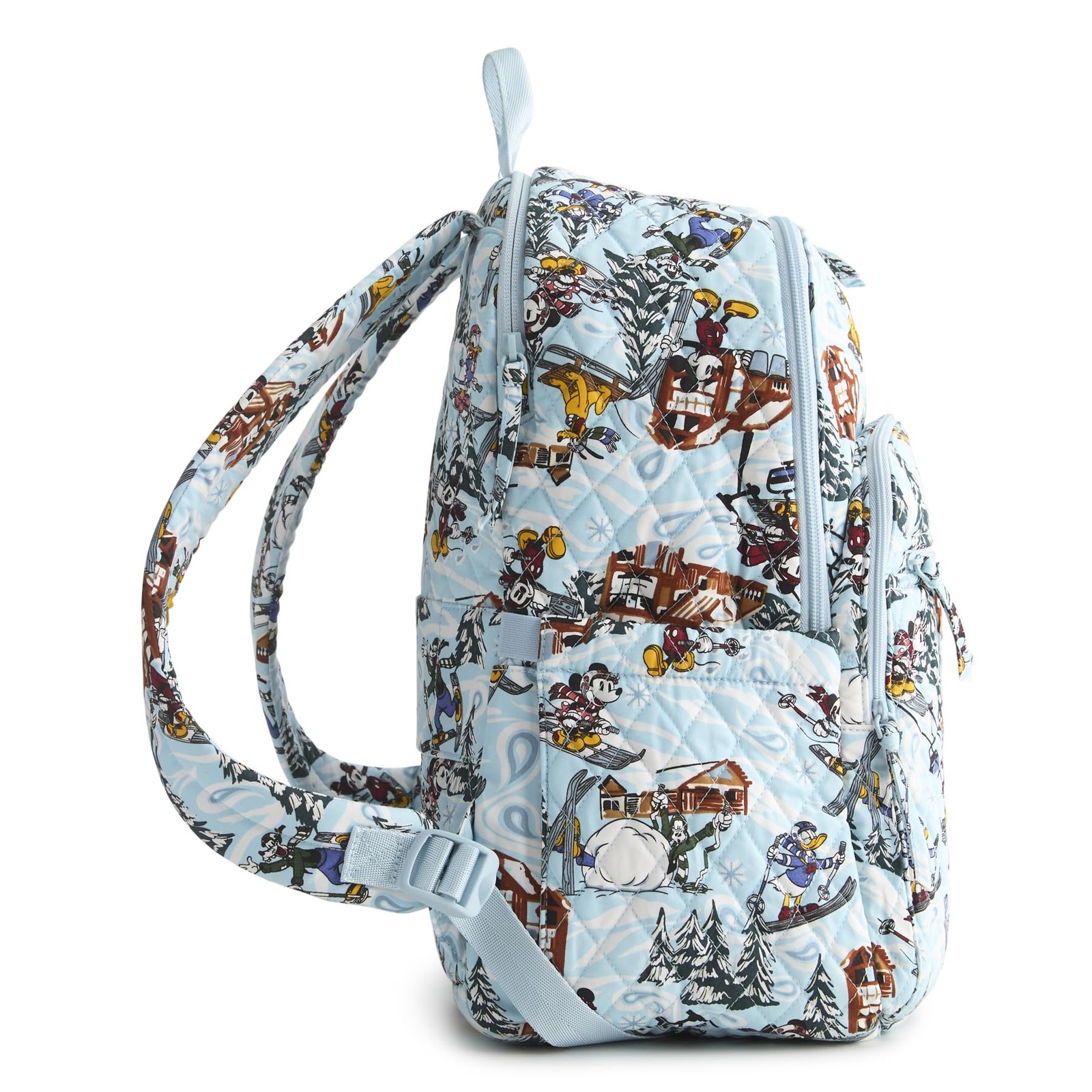 Vera Bradley 12 inches wide x 16 high x 8 deep, Ski Weekend Mickey and Friends