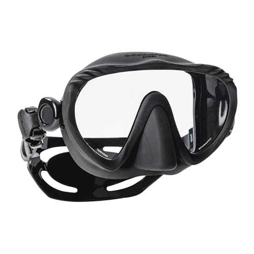 SCUBAPRO Ghost Scuba Dive Mask, Low-Volume Frameless Design w/Ultra Clear