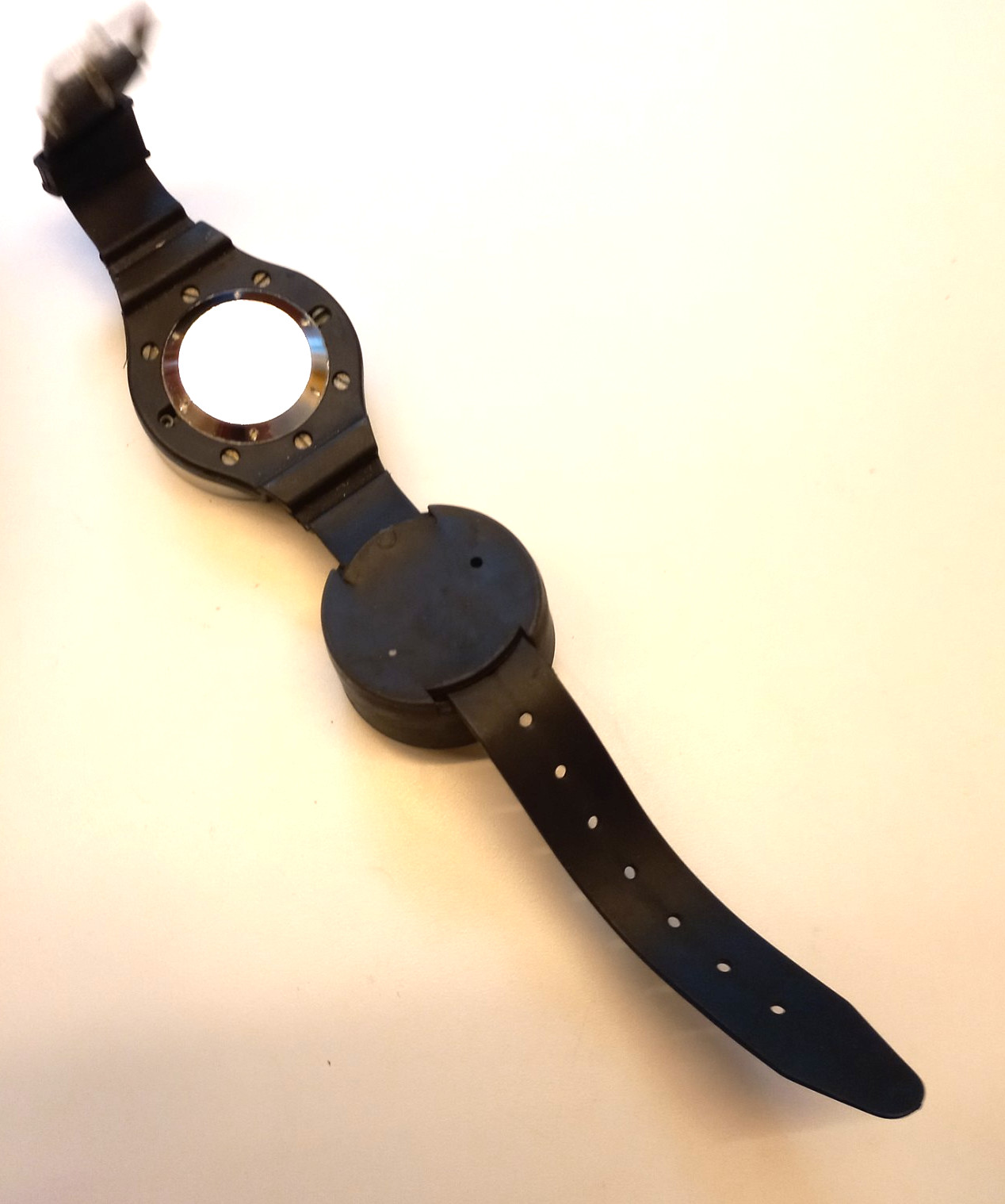 VTG 70s Swiss UWATEC Wrist Depth Gauge & BOTTOM TIMER Princeton Tectonics USA