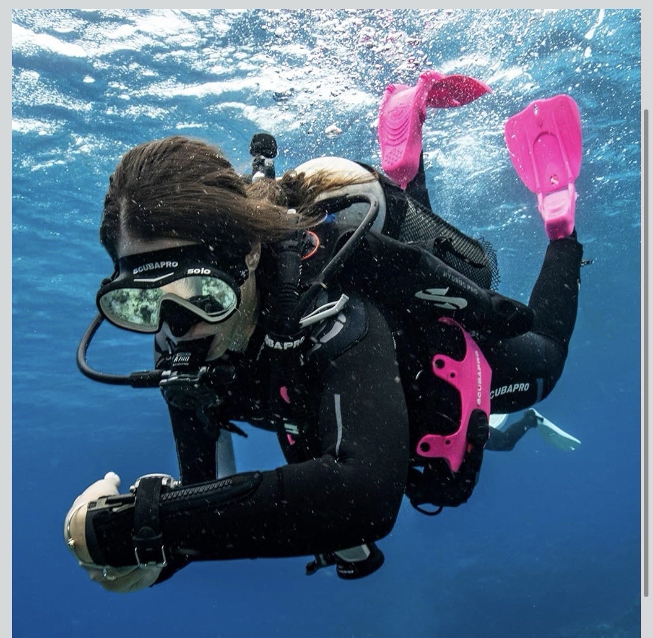 SCUBAPRO Solo Scuba Mask with Panoramic Single Lens for Recreational D