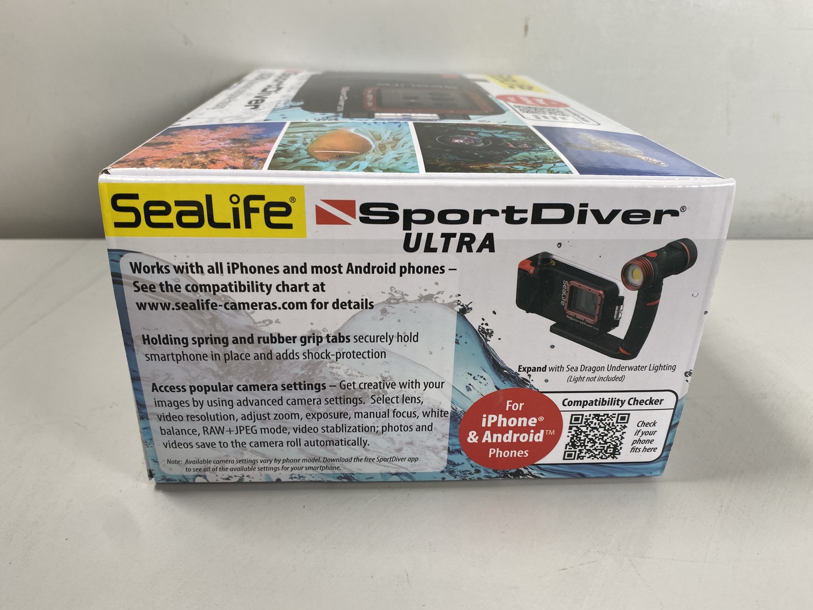 Sealife SportDiver Ultra Underwater Smartphone Housing – Black/Red (SL405)