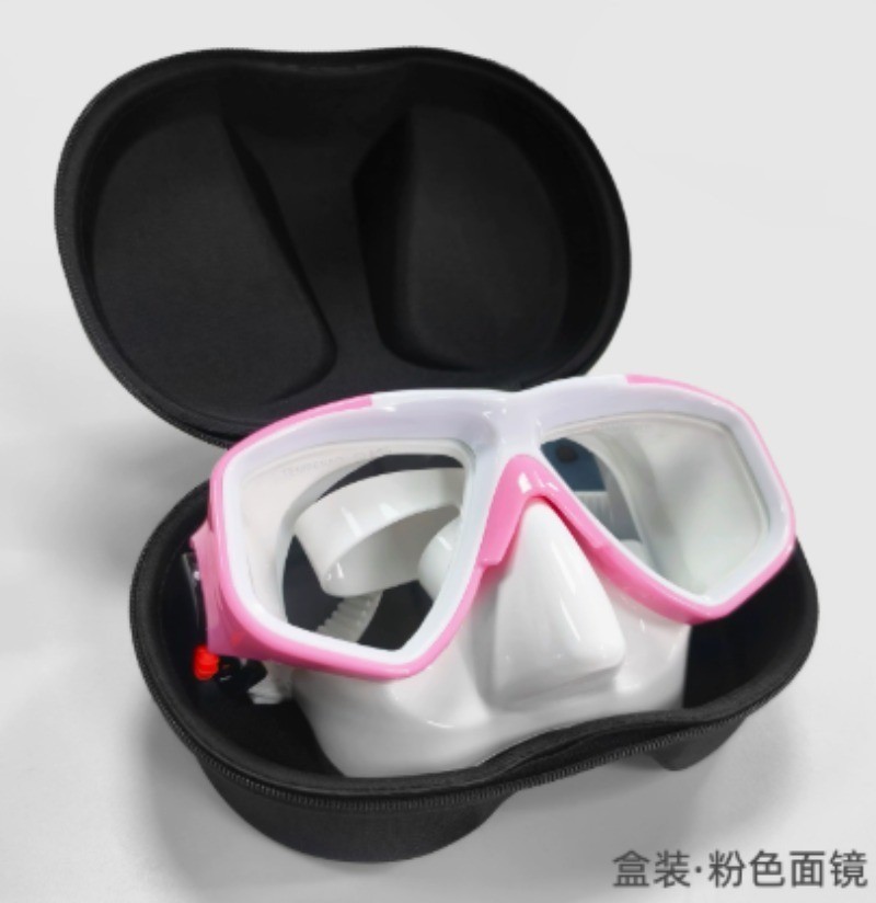 Diving Mirror HD Swimming Mirror Mask Silicone Anti Fog Tempered Glass Portable