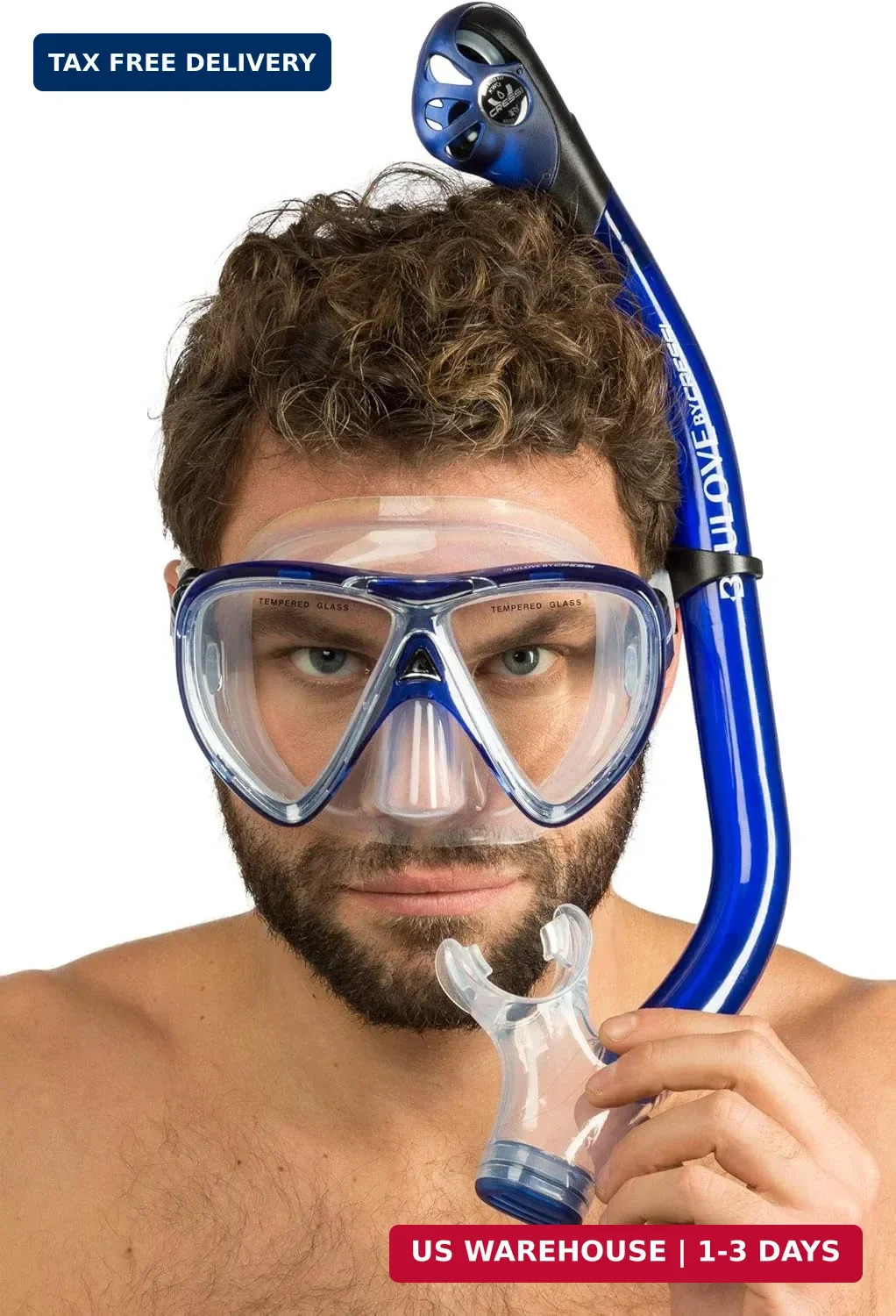 Cressi Adult Snorkeling Kit, Mask & Dry Snorkel – Quality Equipment for Discover