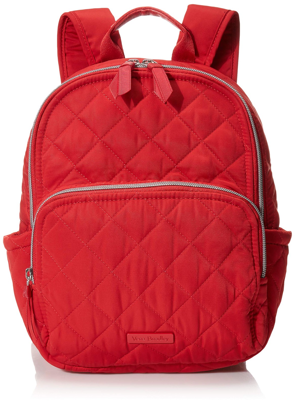 Vera Bradley Women’s Performance Twill Small Backpack, One Size, Cardinal Red