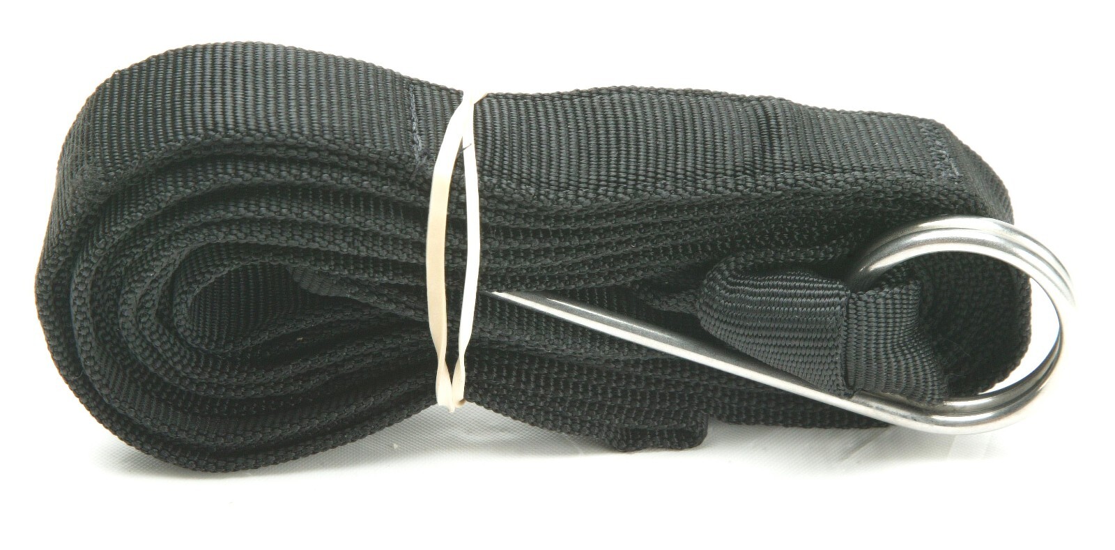 Scuba Dive Black Nylon Lanyard 1″ x 115″ Long With Stainless Steel Hook. See Pic