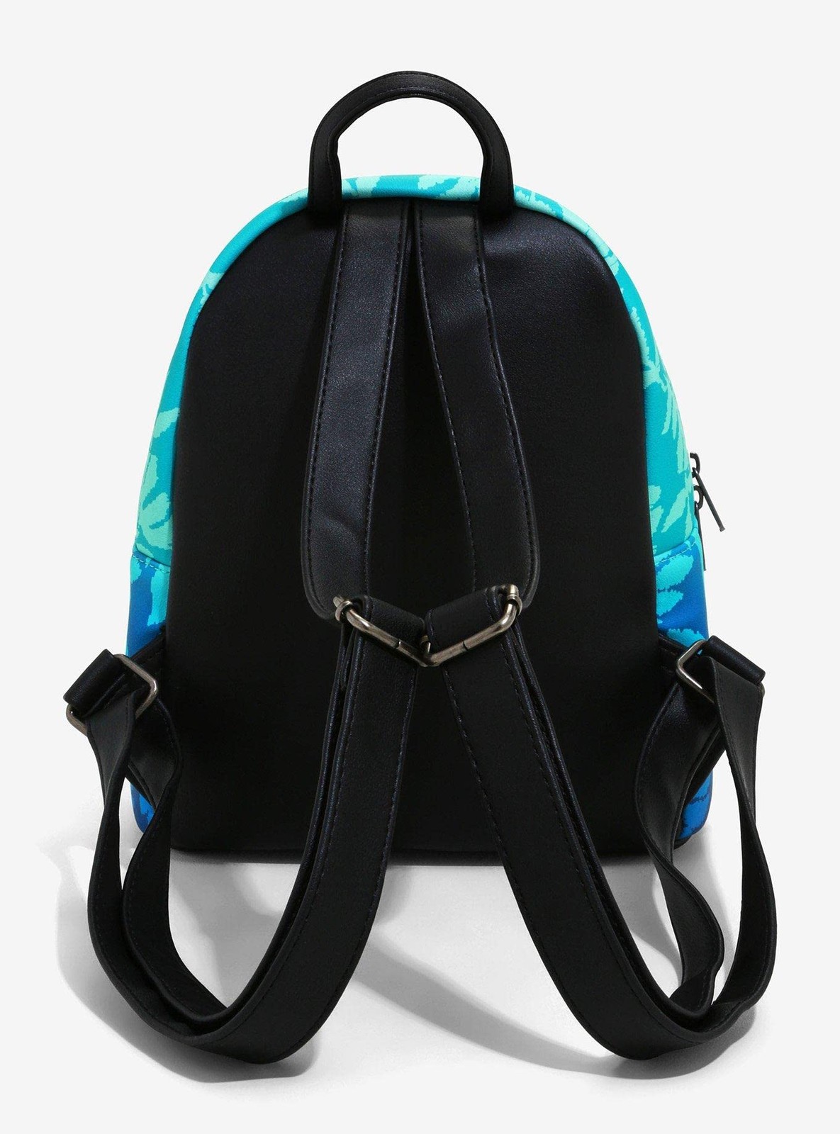Disney Lilo & Stitch Blue Tropical Leaves Mini Backpack BLACK One Size, Multi