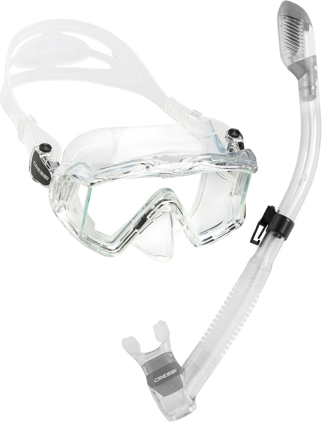 Pano 3 & Supernova Dry & Snorkel Kits, Clear/Titanium