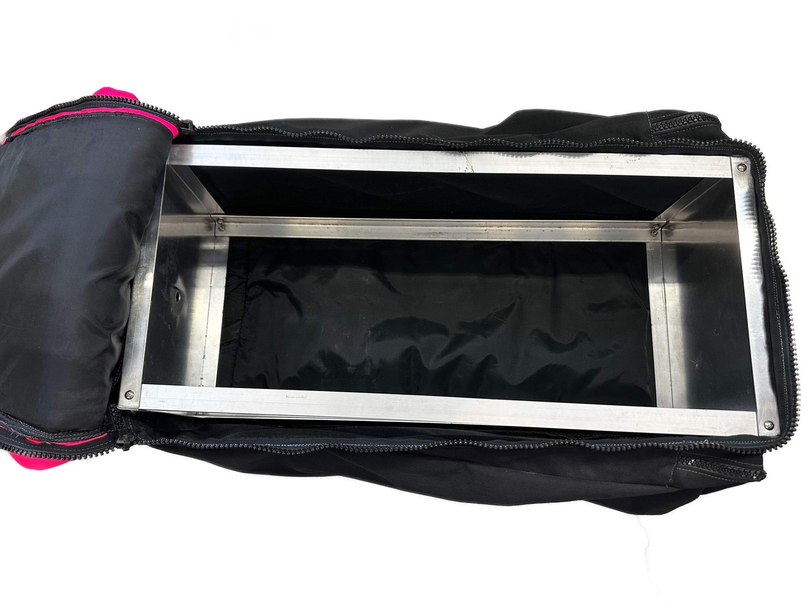 Dura Bag Black / Pink Travel Suitcase Scuba Diving Snorkeling Gear Equipment