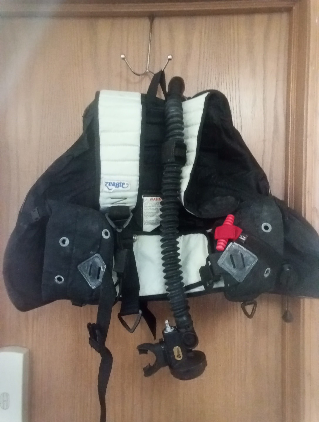 Zeagle Buoyancy Compensator Scuba Diving Vest, Sz MD, Not Tested