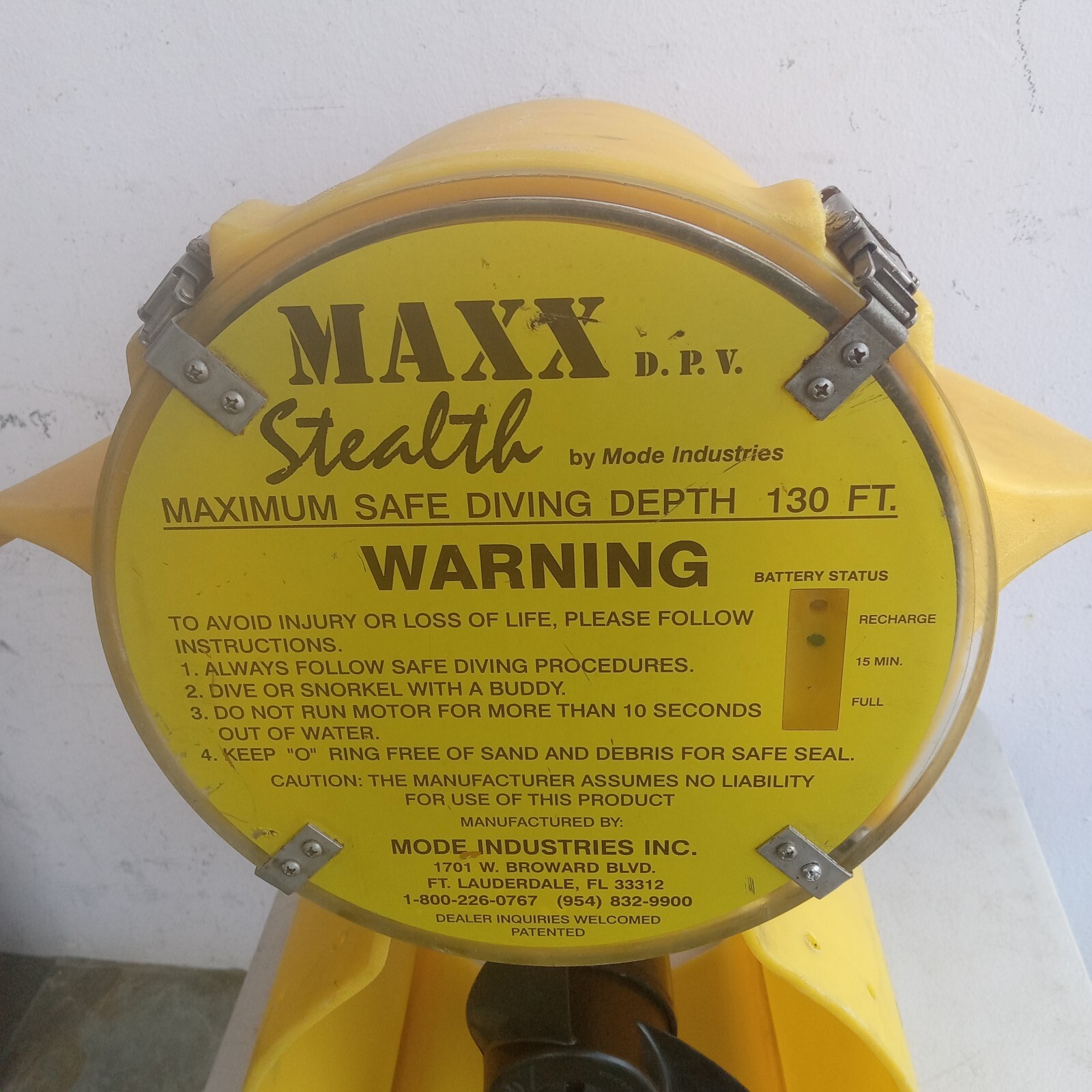 DPV Underwater Sea Scooter STEALTH MAXX 130ft VINTAGE