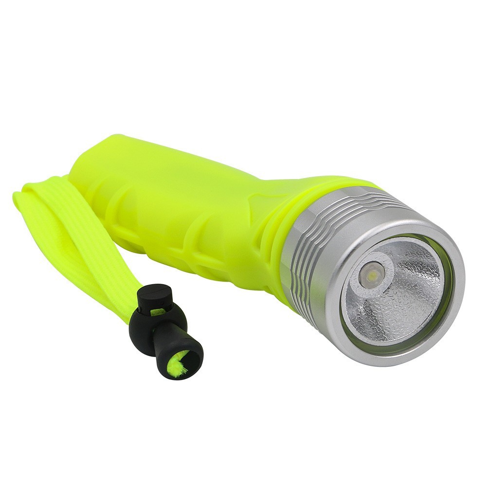 2022 New Outdoor Camping LED Diving Light Flashlight White Light 1800LM