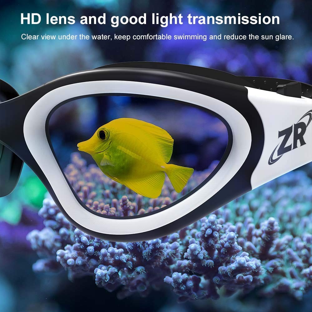 ZIONOR Swim Goggles, Upgraded G1 Polarized Swimming Goggles Anti-fog for Adult