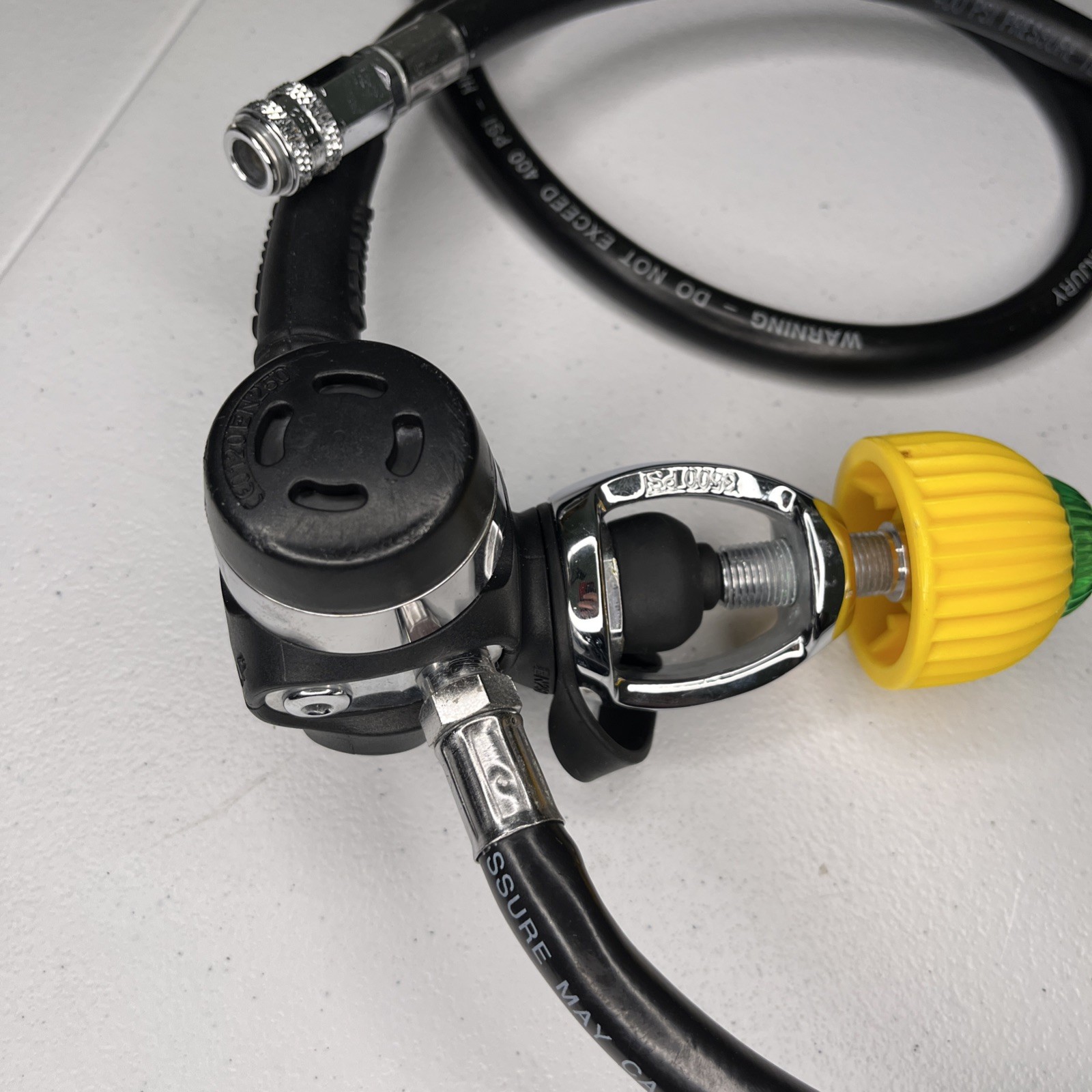 Oceanic EOS FDX 10 Regulator Set w/ Hose and Oceanic Dive Cargo Case Scuba Dive