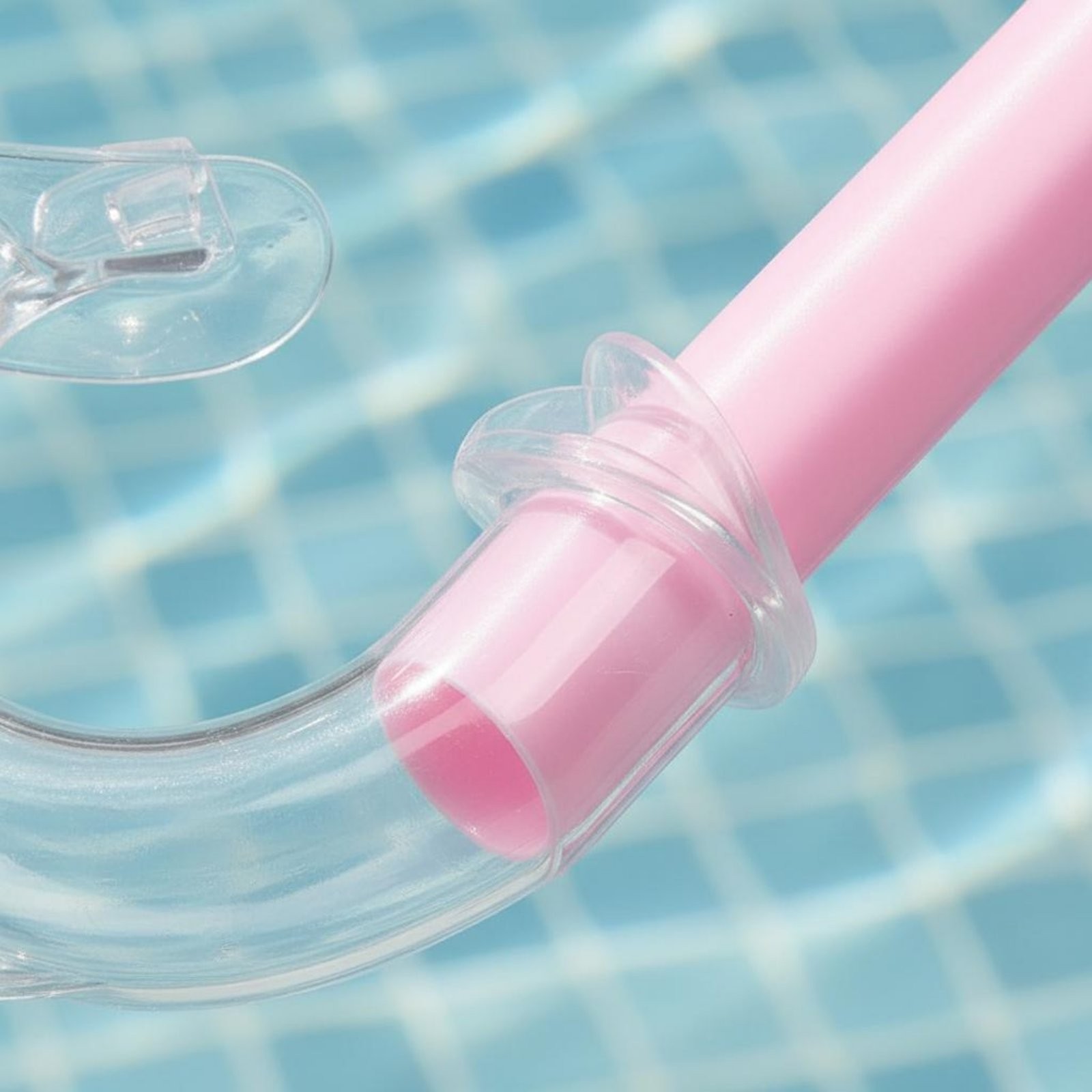 Kids Breathing Tube Facepiece Set PVC Material Children Breathing Tube