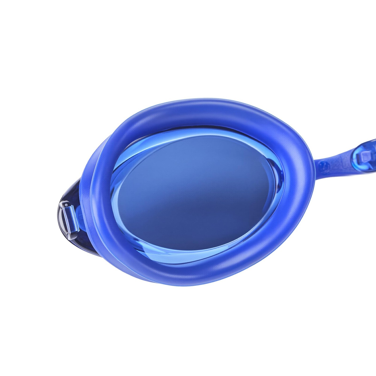 Amazon Basics Unisex Anti-Fog Swim Goggles for Adults, Blue Adult,