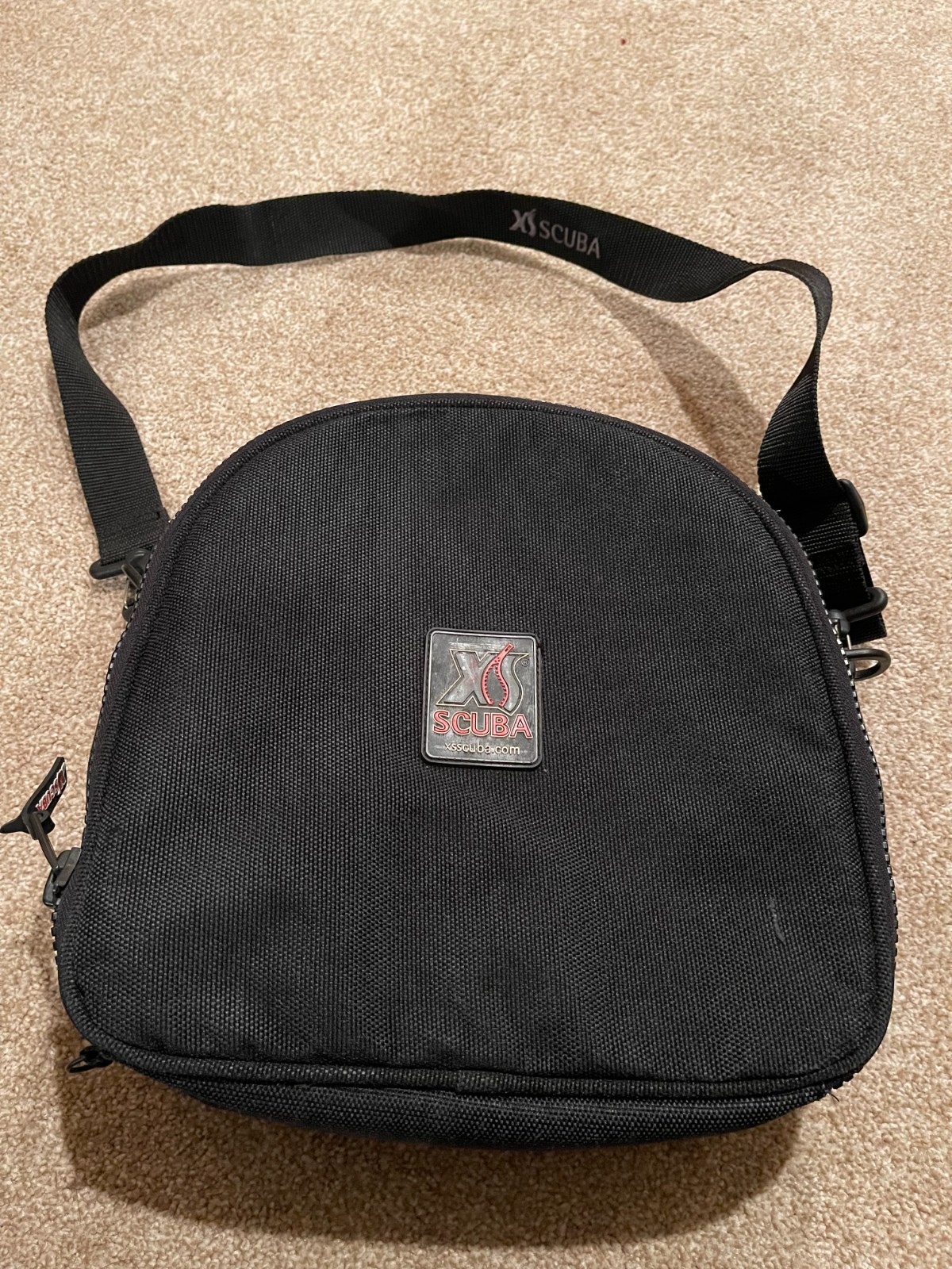 Padded Protective XS-SCUBA Diving Regulator Storage Bag Black YKK Zipper Rounded
