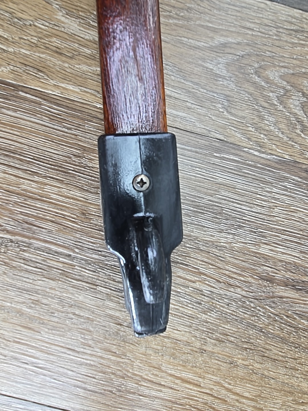 AB Biller 50″ Mahogany Wooden Shaft Spear Gun Only Vintage Wood A.B. Biller Co.