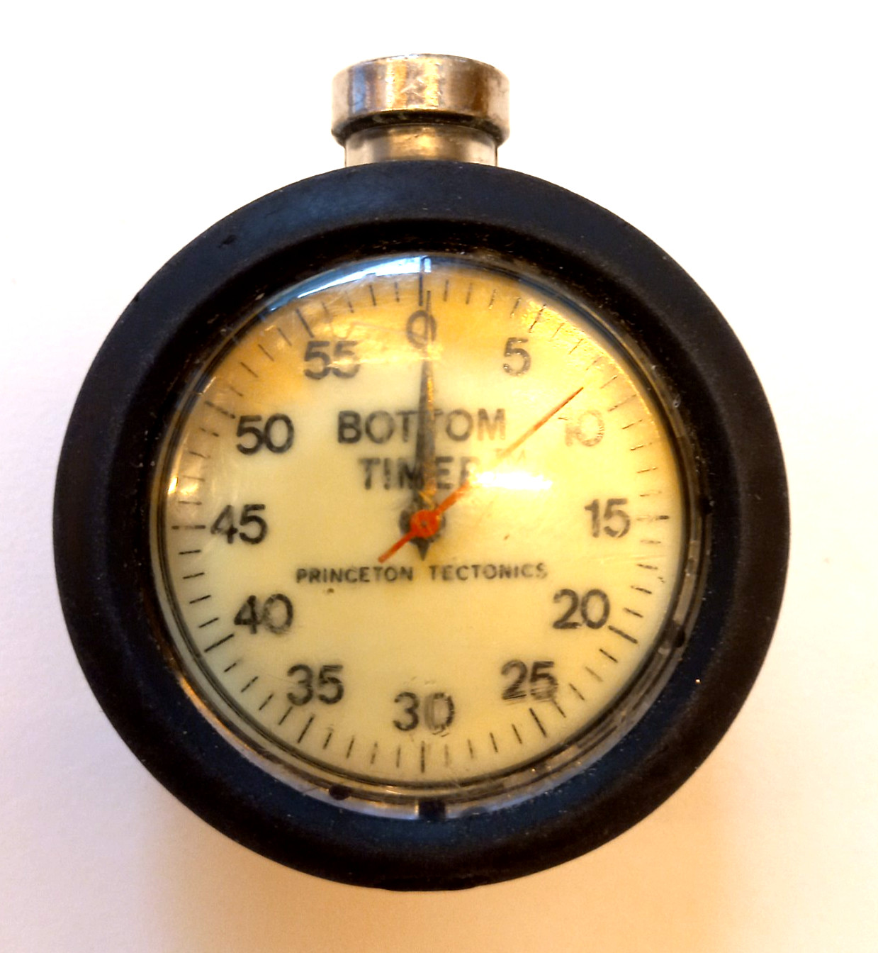VTG 70s Swiss UWATEC Wrist Depth Gauge & BOTTOM TIMER Princeton Tectonics USA