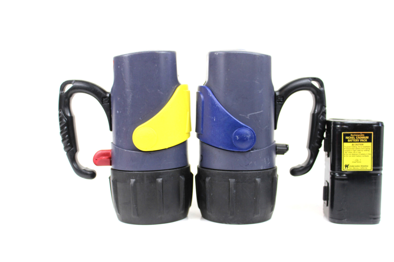 Underwater Kinetics D8 Dive Light Safety Scuba Water Flashlight Lot of 2
