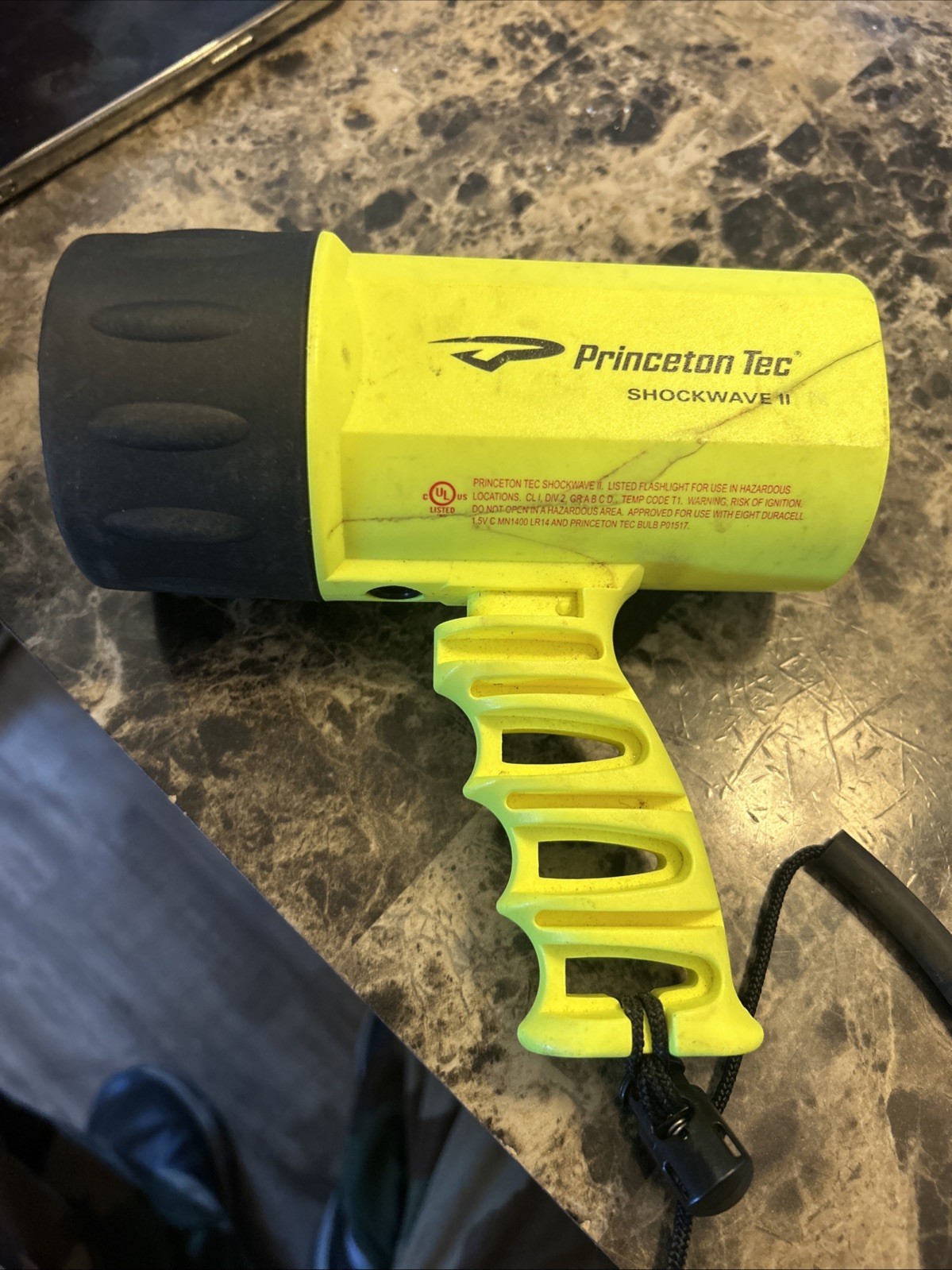 Princeton Tec Shockwave II LED Dive Light Yellow