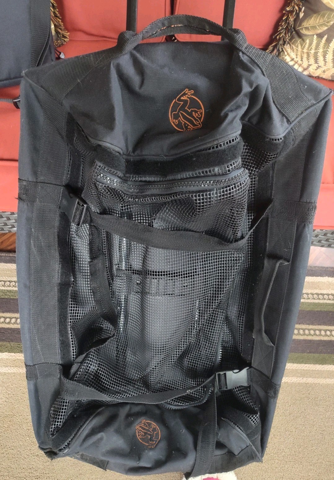 💥AKONA Adventure Gear Travel Scuba Dive Roller Bag BLACK 30″ and small bag 12″