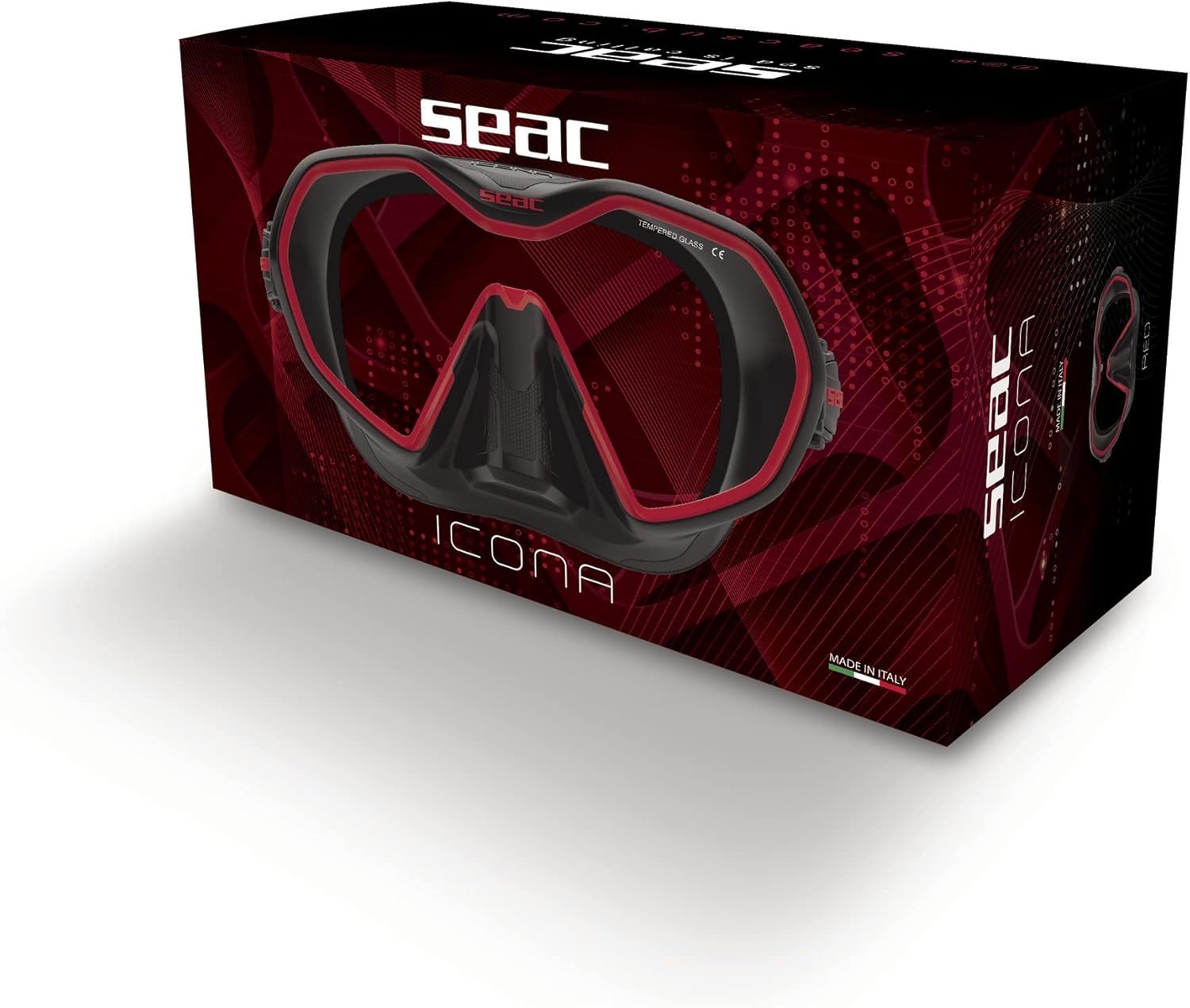 Icona, Frameless Single-Lens Mask for Scuba Diving 100% Made in Italy