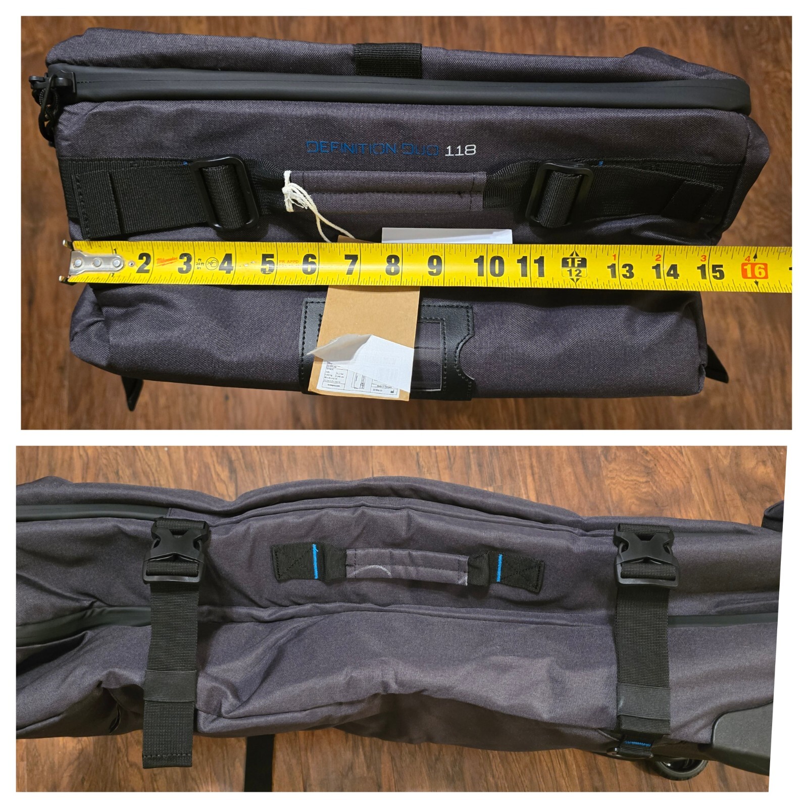ScubaPro Definition Duo 118 Dive Bag Msrp $350 Gray With Travel Bag Cover