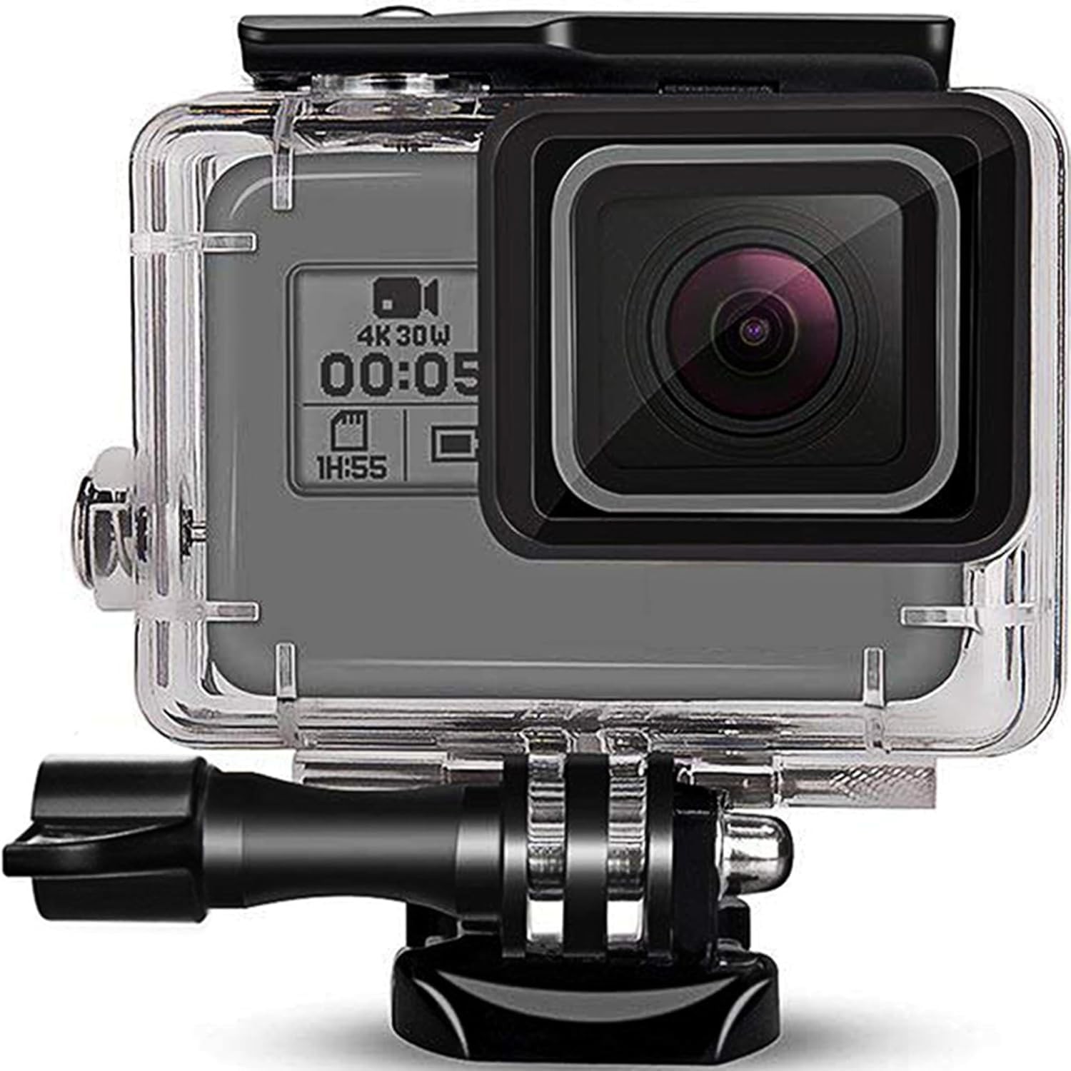 FitStill 148FT/45M Waterproof Housing for Go Pro Hero 7 /6/5/HD (2018) Black