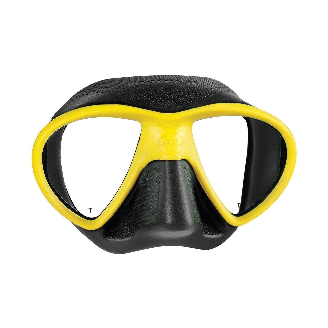 Open Box Mares X-Free Dive Mask – Color: Yellow/Black