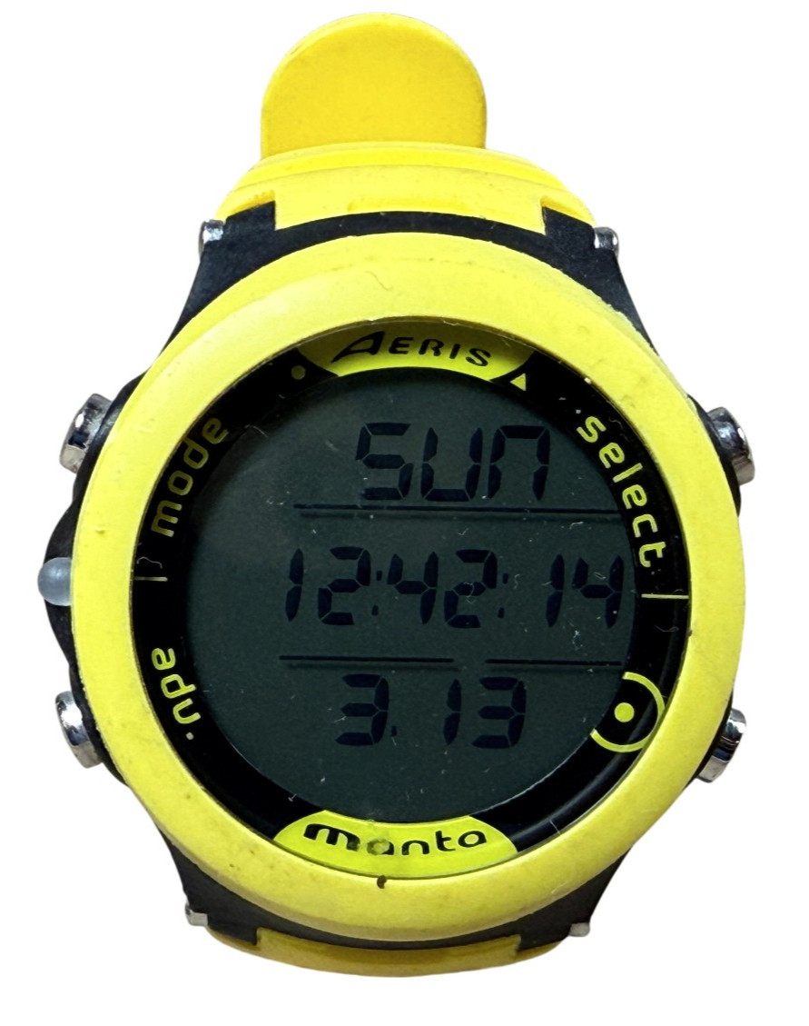 Aeris Manta wristwatch scuba Dive computer NEW BATTERY & GASKET