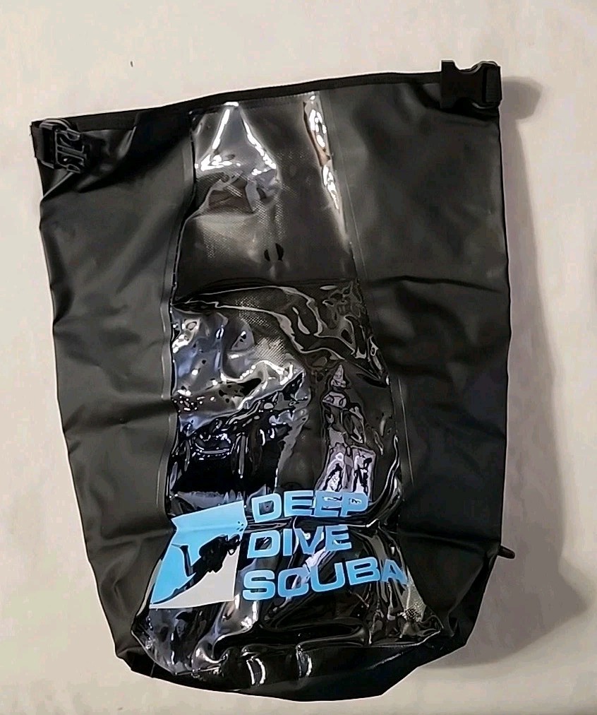 DEEP DIVE SCUBA WATERPROOF DRY BAG 18in X 15in BLACK