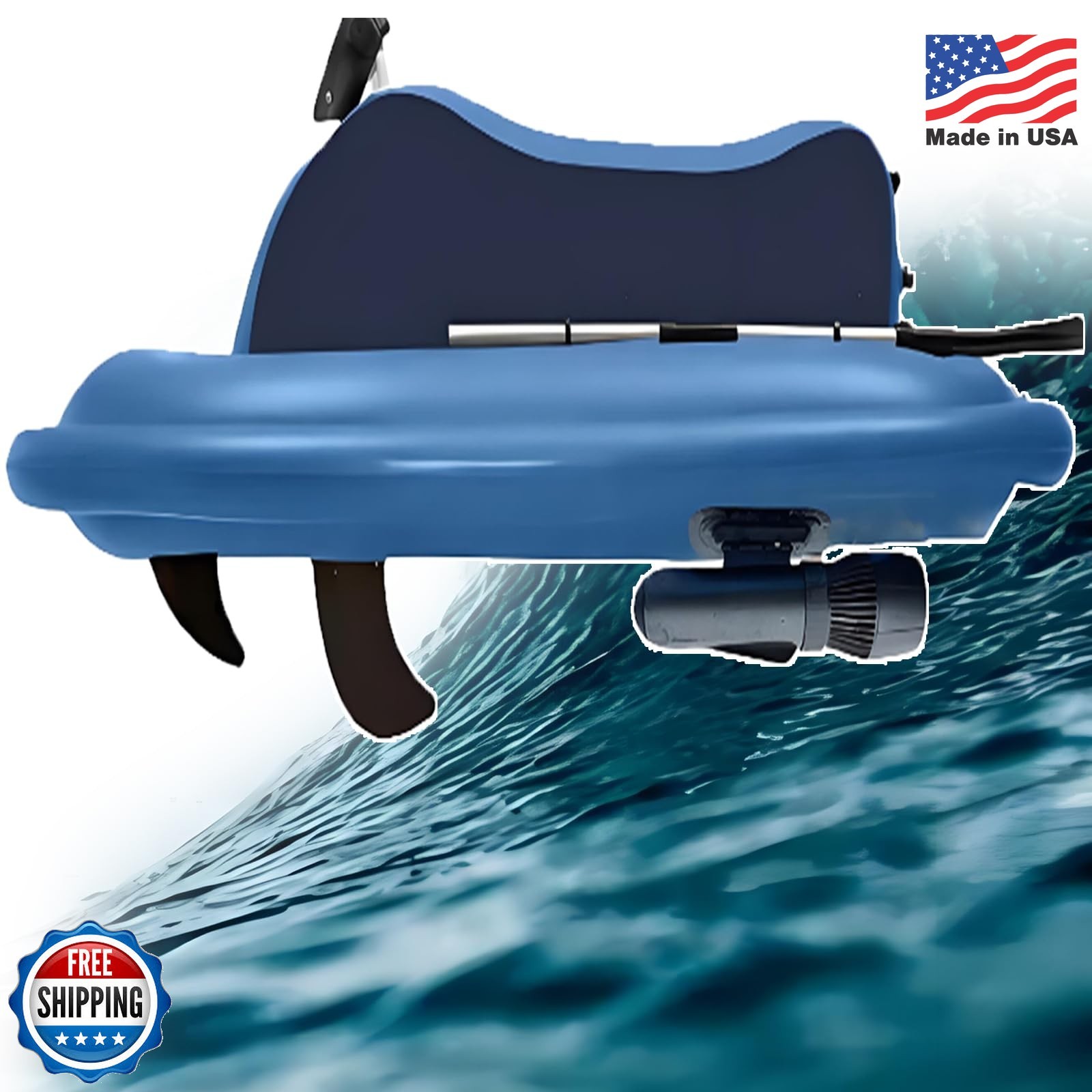 500w Electric Underwater Scooter Jet Ski W/Remote – Electric Motor Jet Boat: 9-S