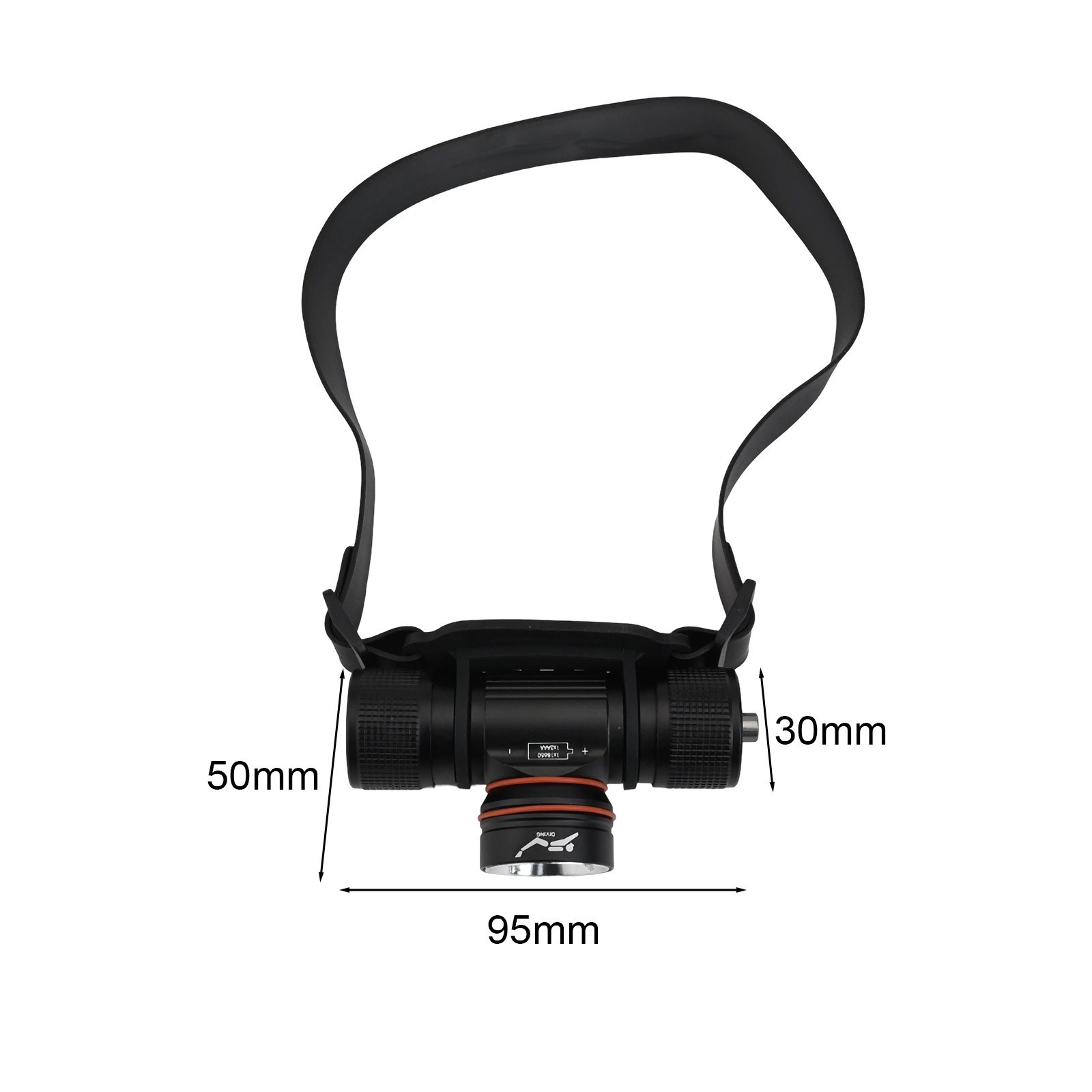 Scuba Diving Light Underwater Diving Headlamp IPX8 Underwater 40M High Quality