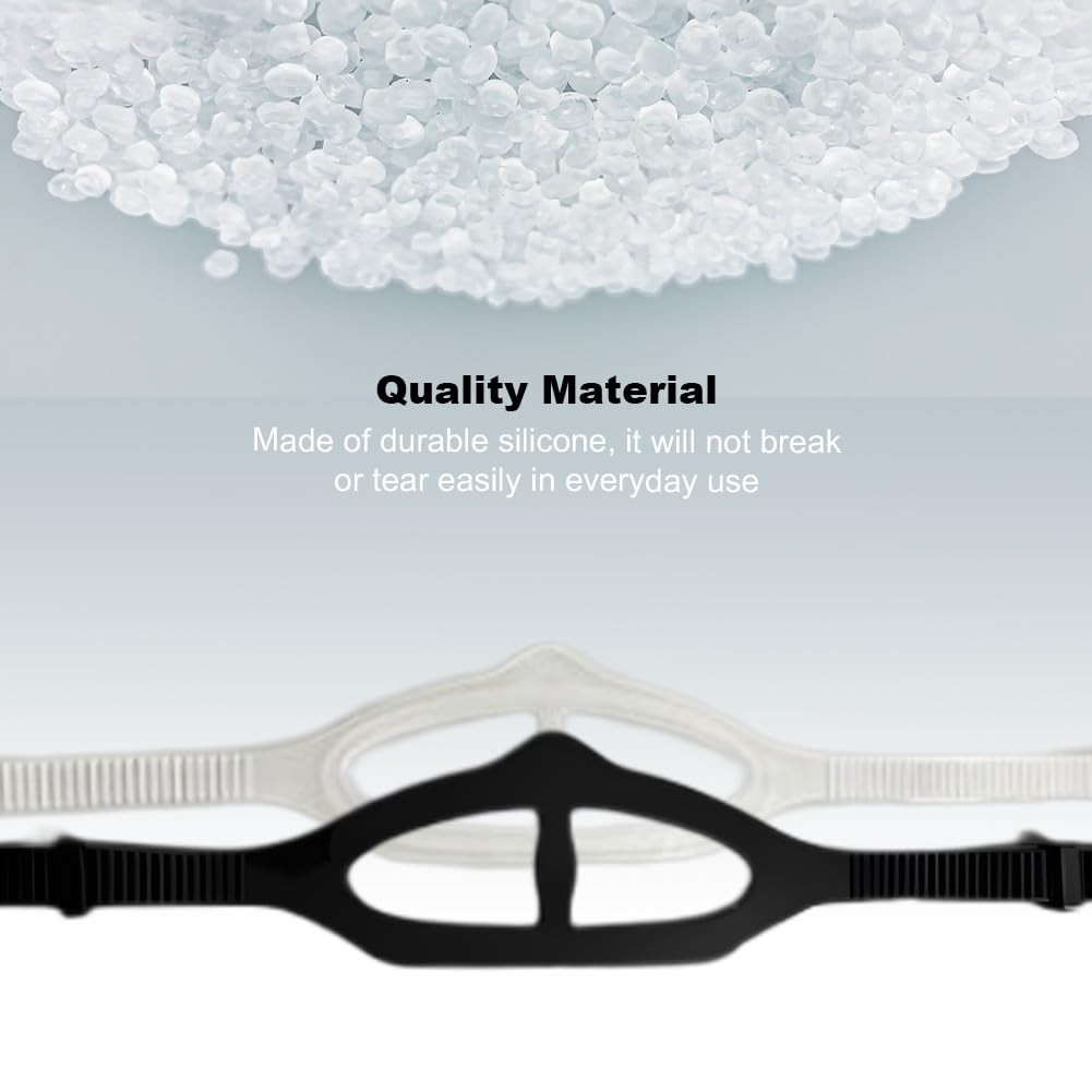 2pcs Universal Silicone Mask Strap Replacement ScubaMask Strap, Swimming Gogg…
