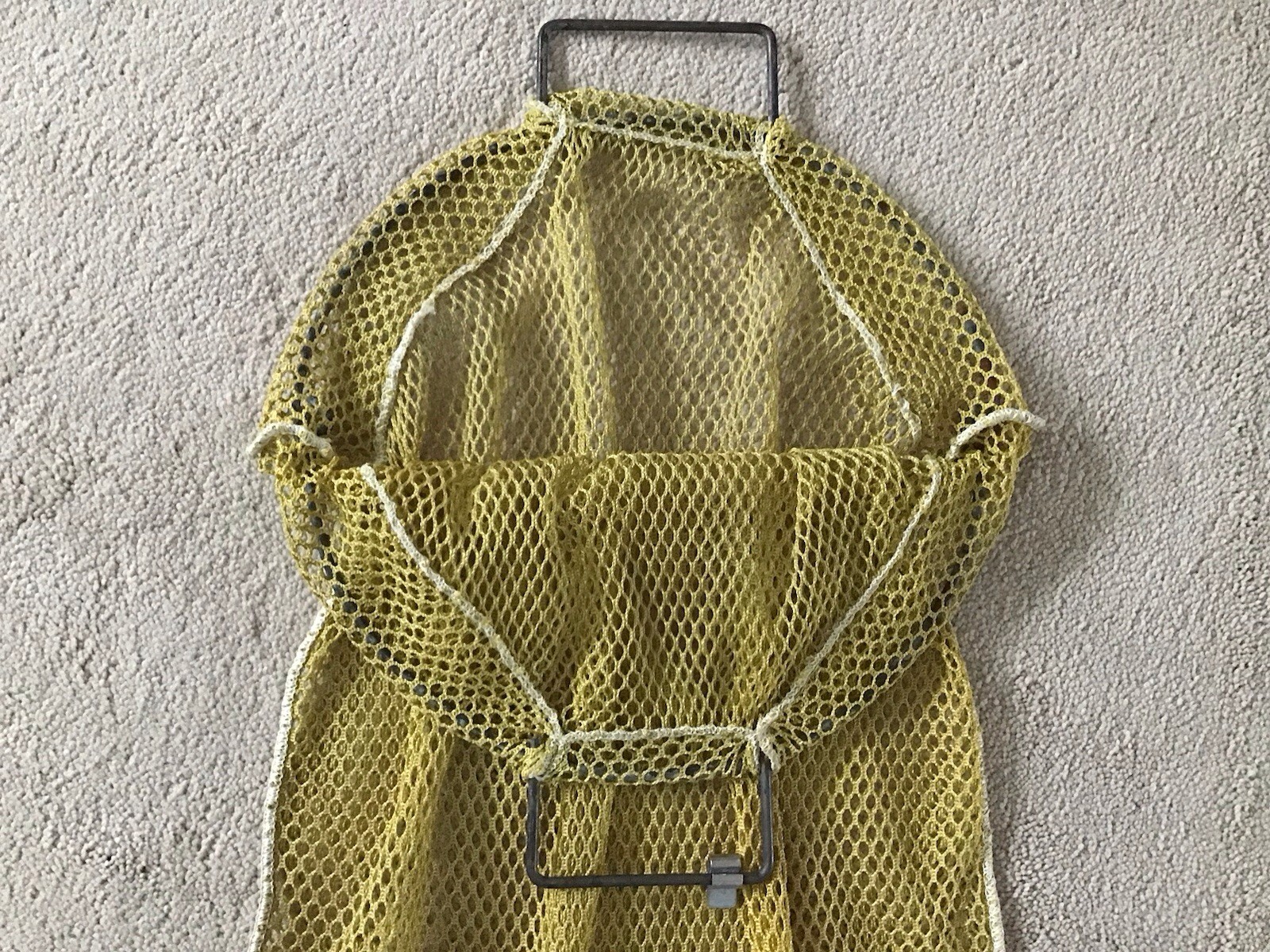 Scuba Snorkeling Yellow Nylon Mesh Gear Bag 27 1/2″