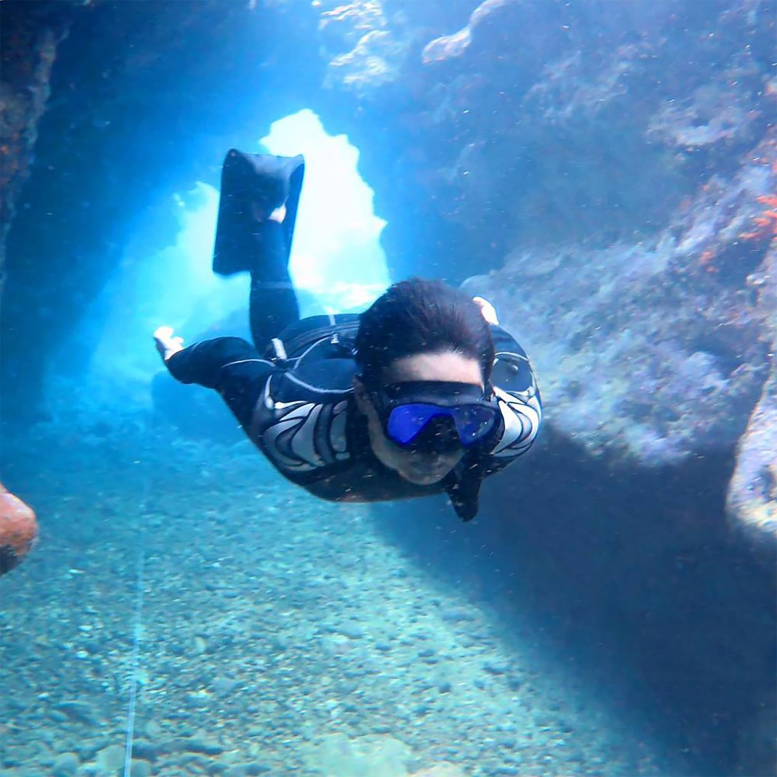 Saekodive Nami Single Lens Frameless Diving Mask – Uv Available Wide View