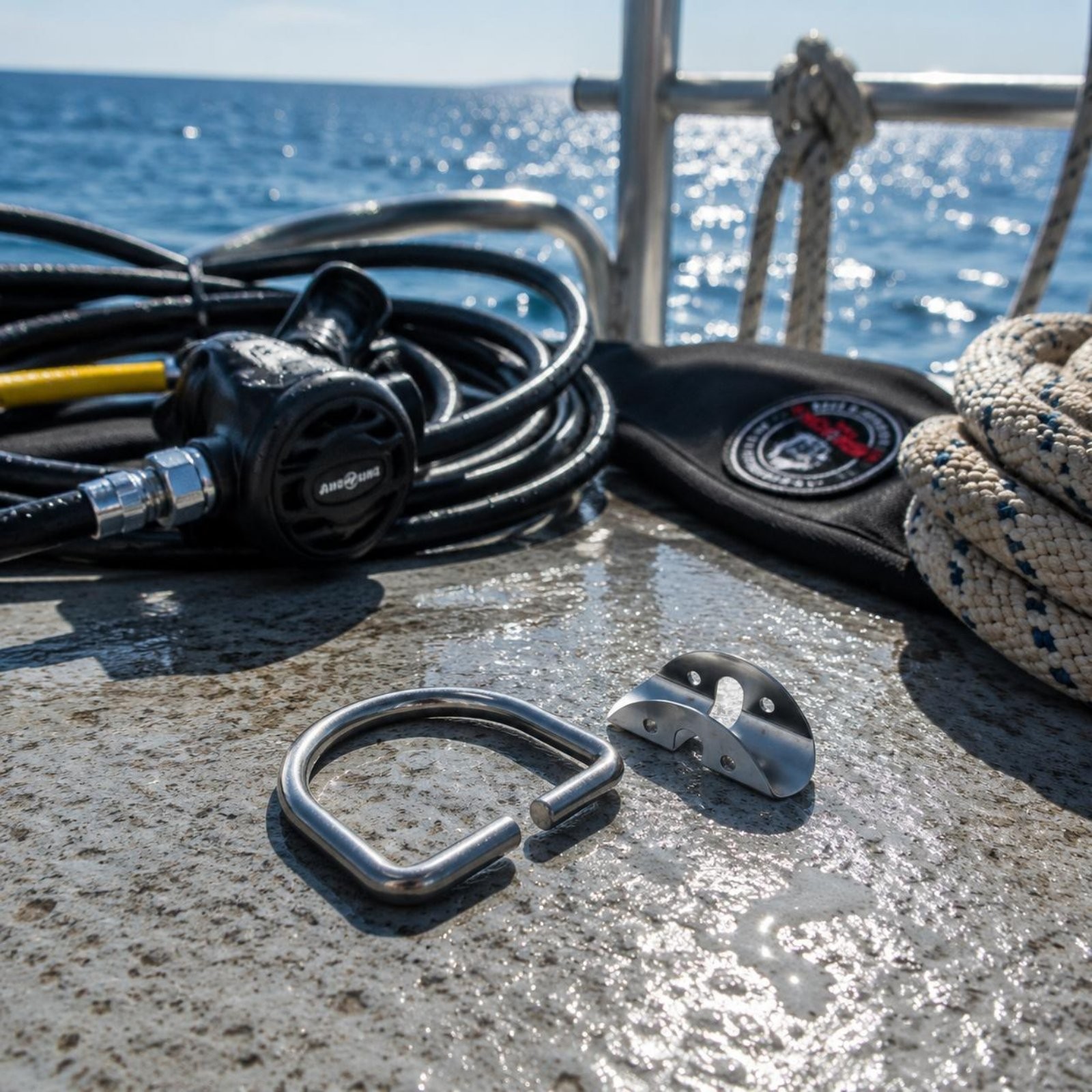 D Loop Base with Lanyard Hole Long-Lasting Sidemount Cylinder Base