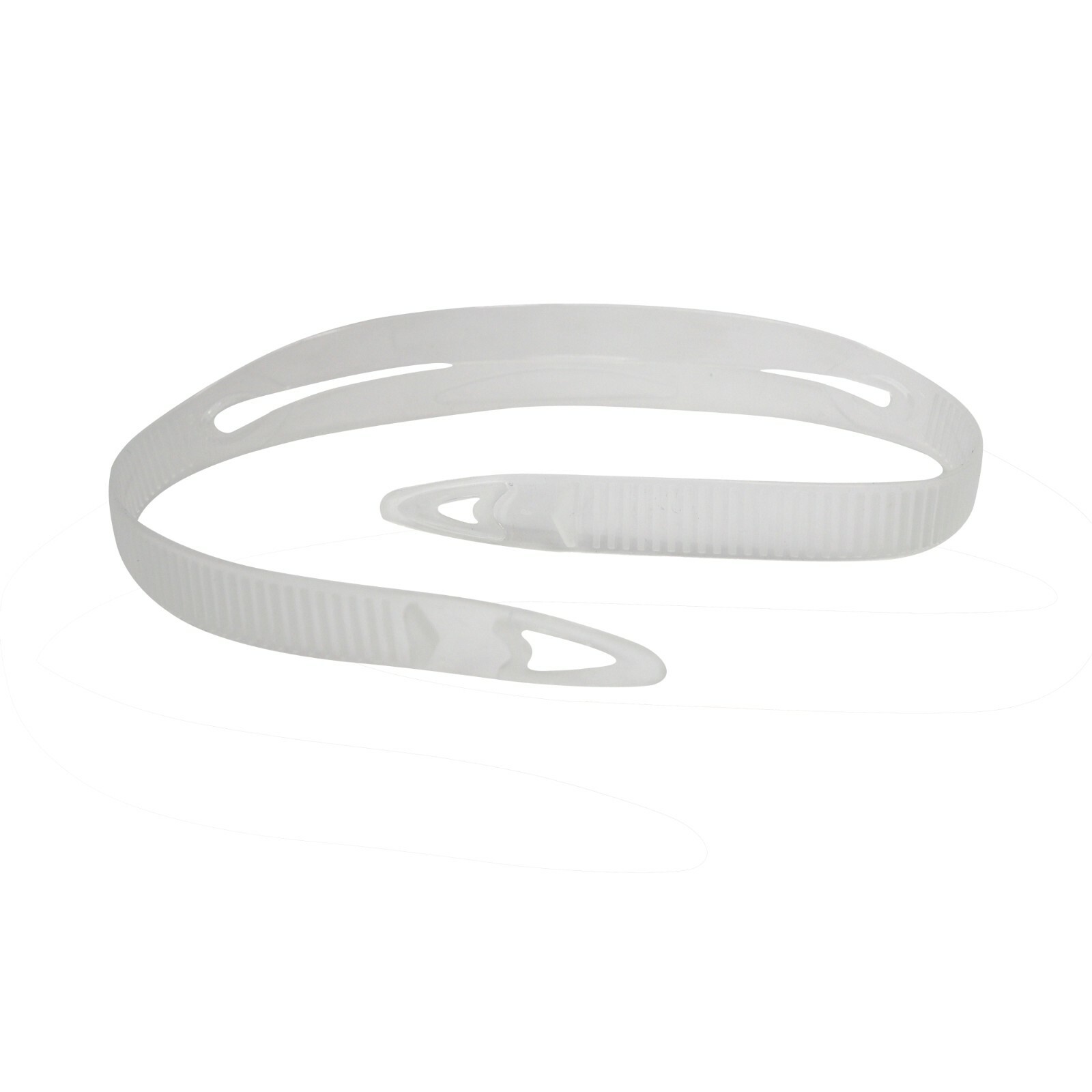 Scuba Dive Snorkeling Mask Silicone Strap Replacement – Clear 5/8″ Width Thin