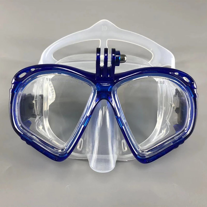 HD Panoramic Snorkeling Mask Set GoPro Mount Anti Fog Dive Gear Scuba Diving