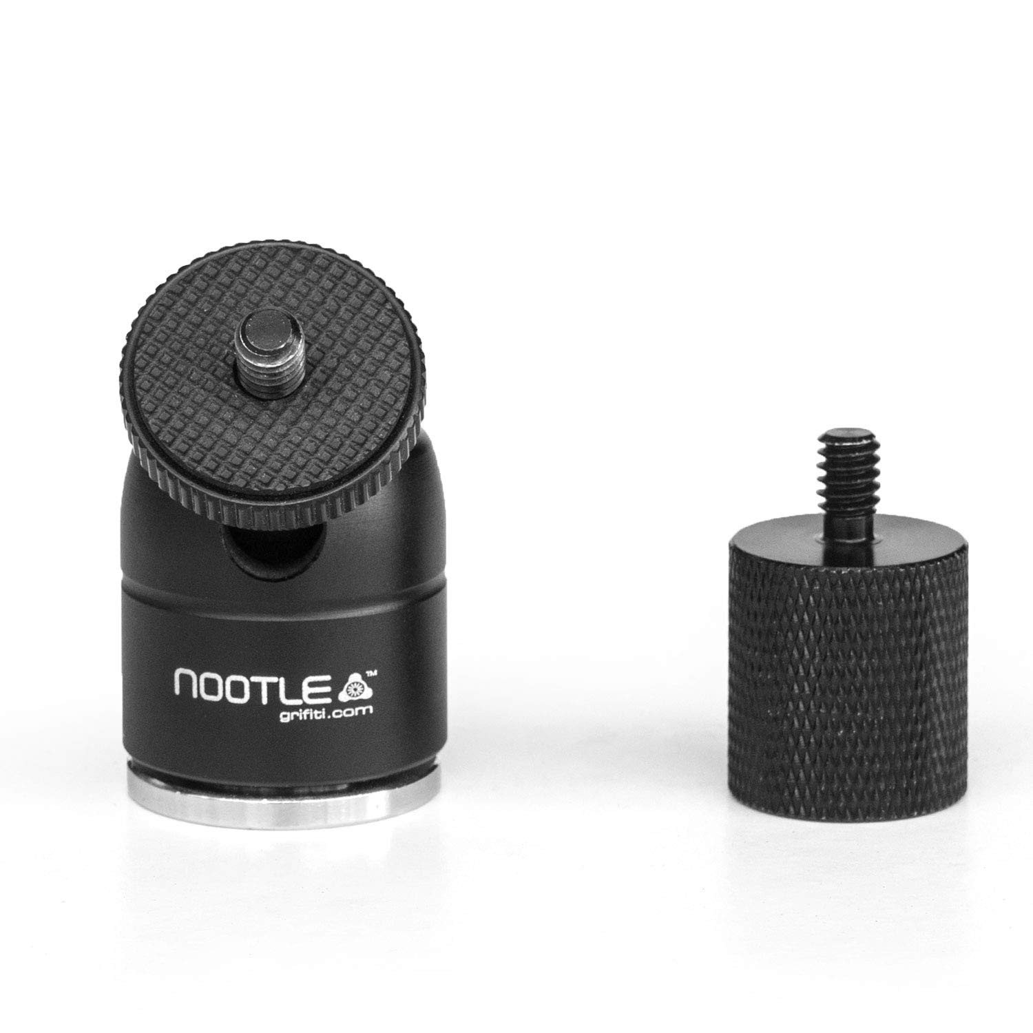 GRIFITI NOOTLE Music 5/8 INCH 27 FEMALE TO 1/4 20 MALE ADAPTOR, BLACK